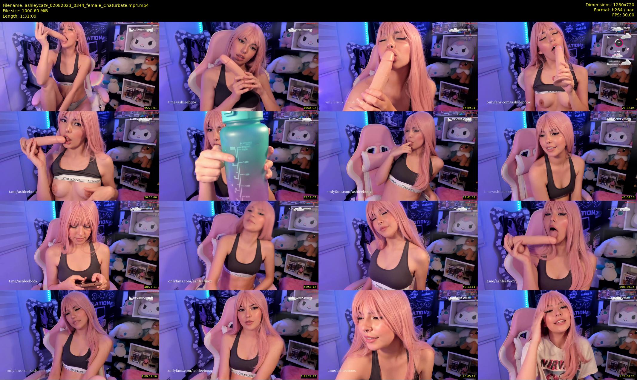 ashleycat9 — 92 minute Chaturbate female cam show recording, 720p, Aug 2, 2023