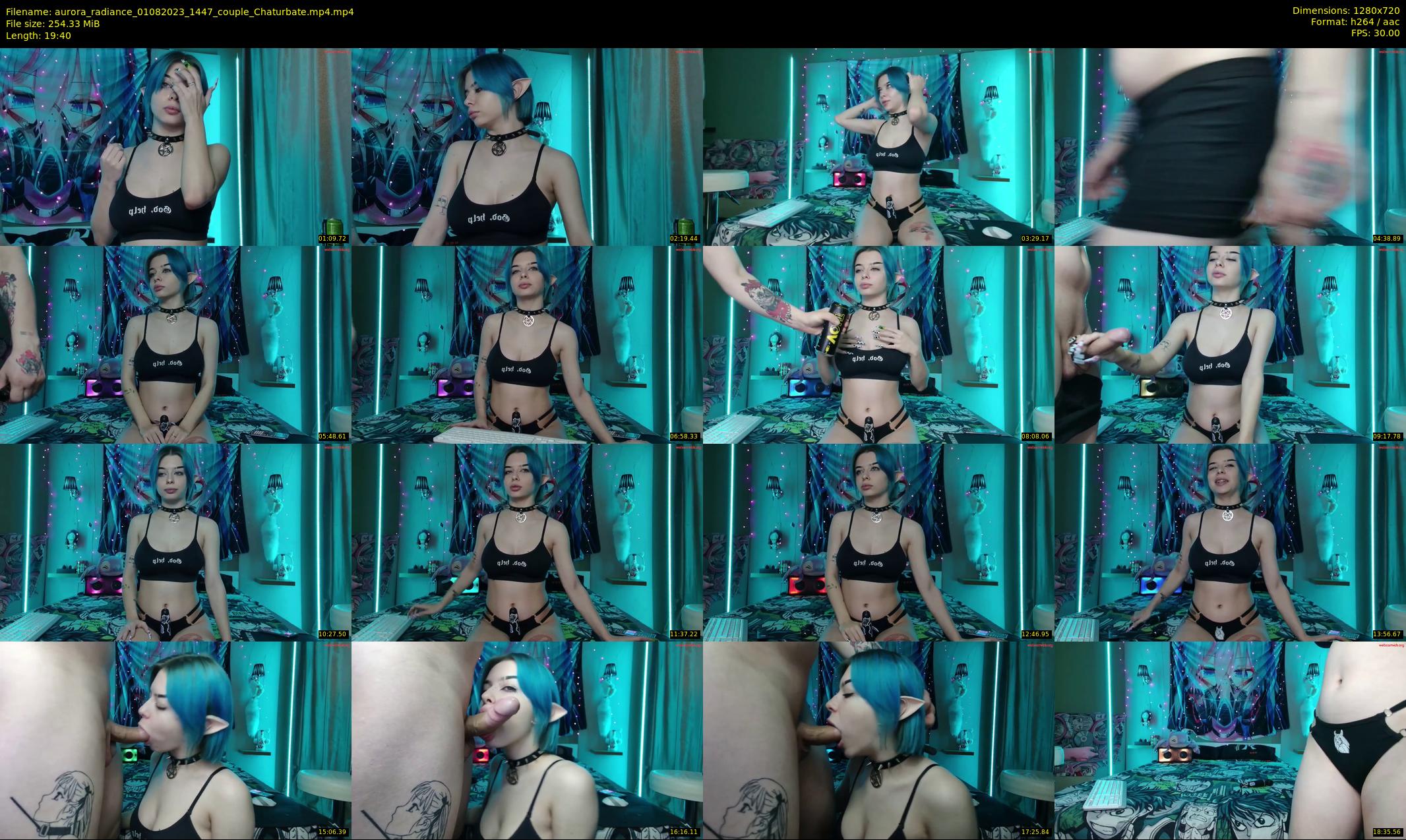 aurora_radiance — 20 minute Chaturbate couple cam show recording, 720p, Aug 1, 2023
