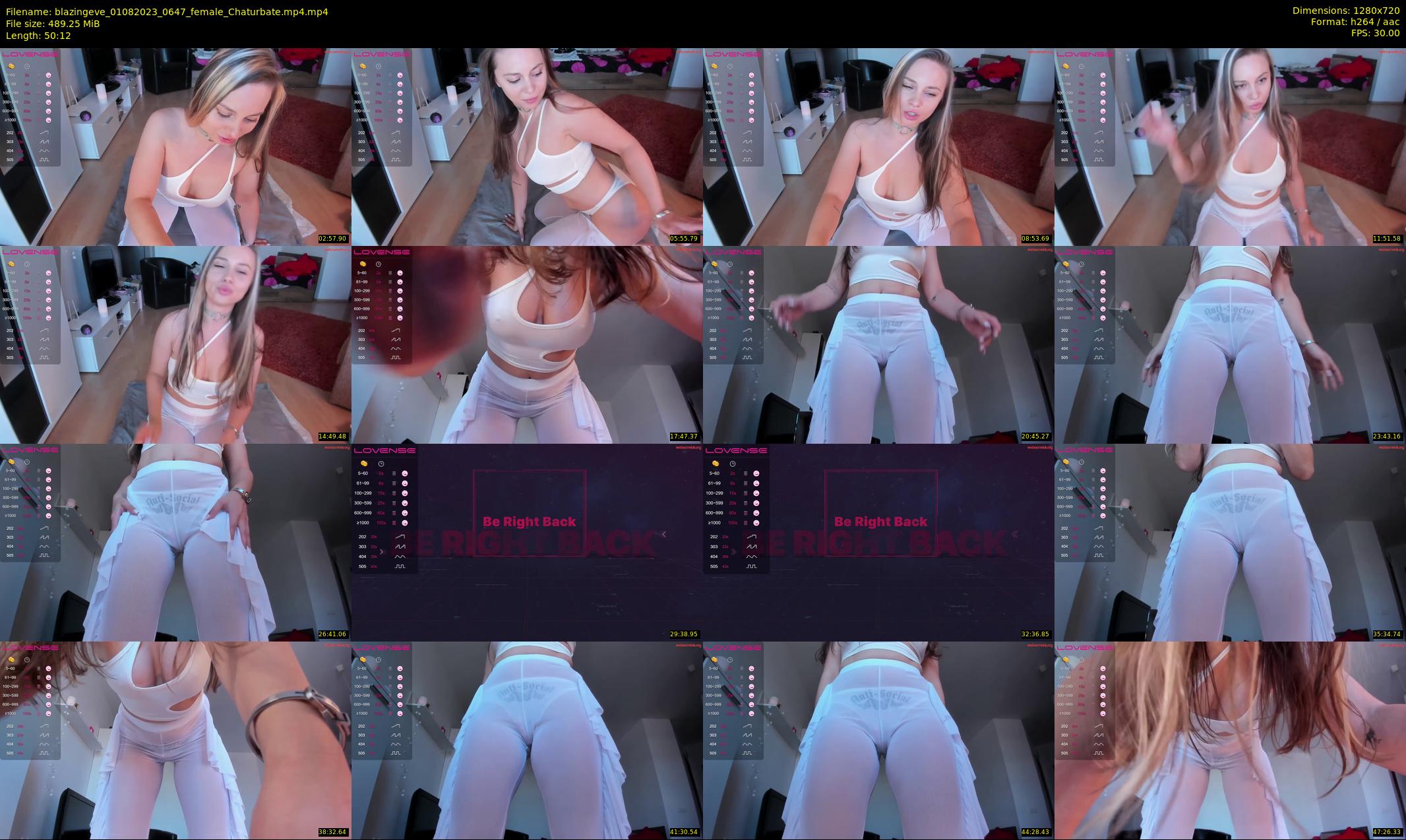blazingeve — 51 minute Chaturbate female cam show recording, 720p, Aug 1, 2023