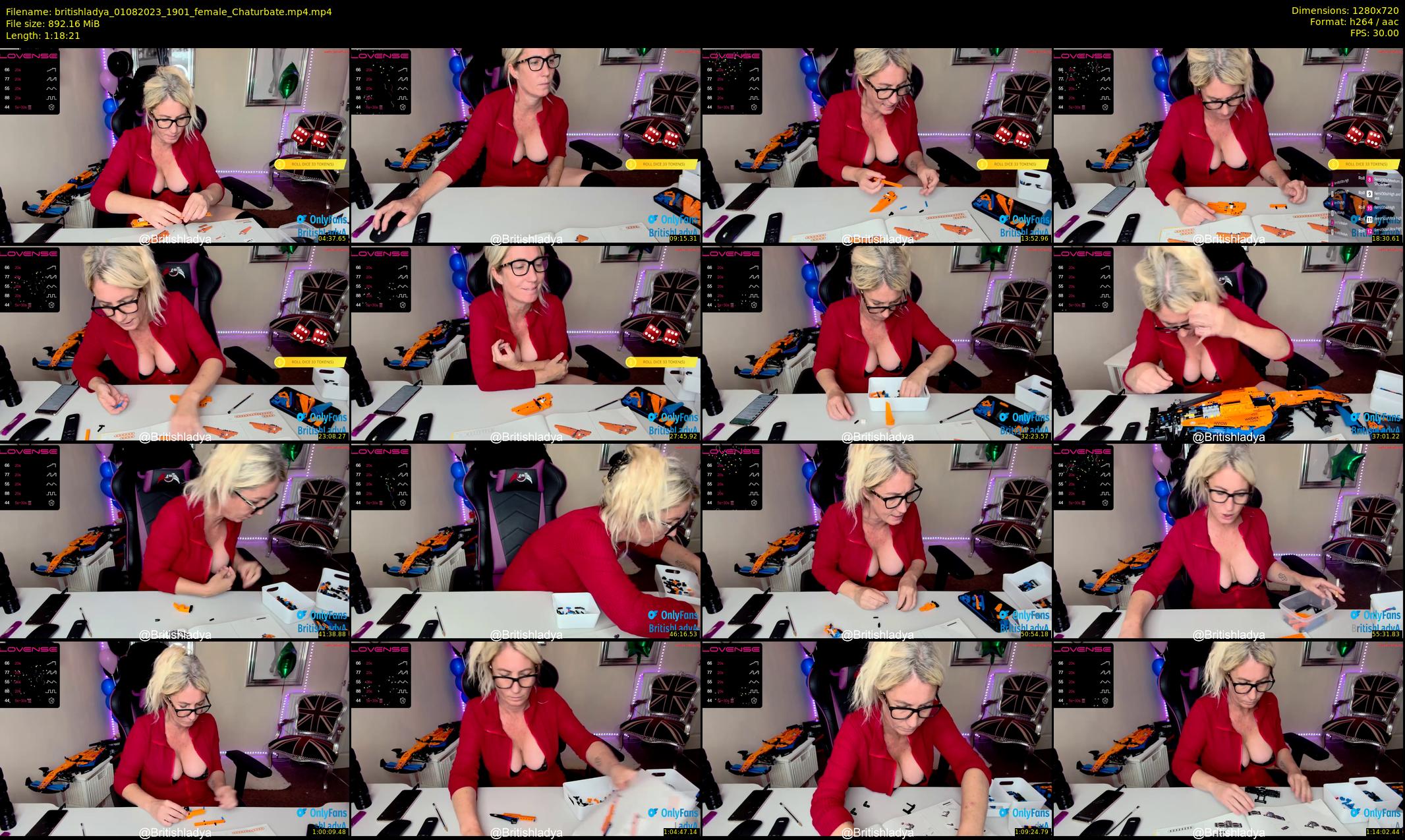 britishladya — 79 minute Chaturbate female cam show recording, 720p, Aug 1, 2023