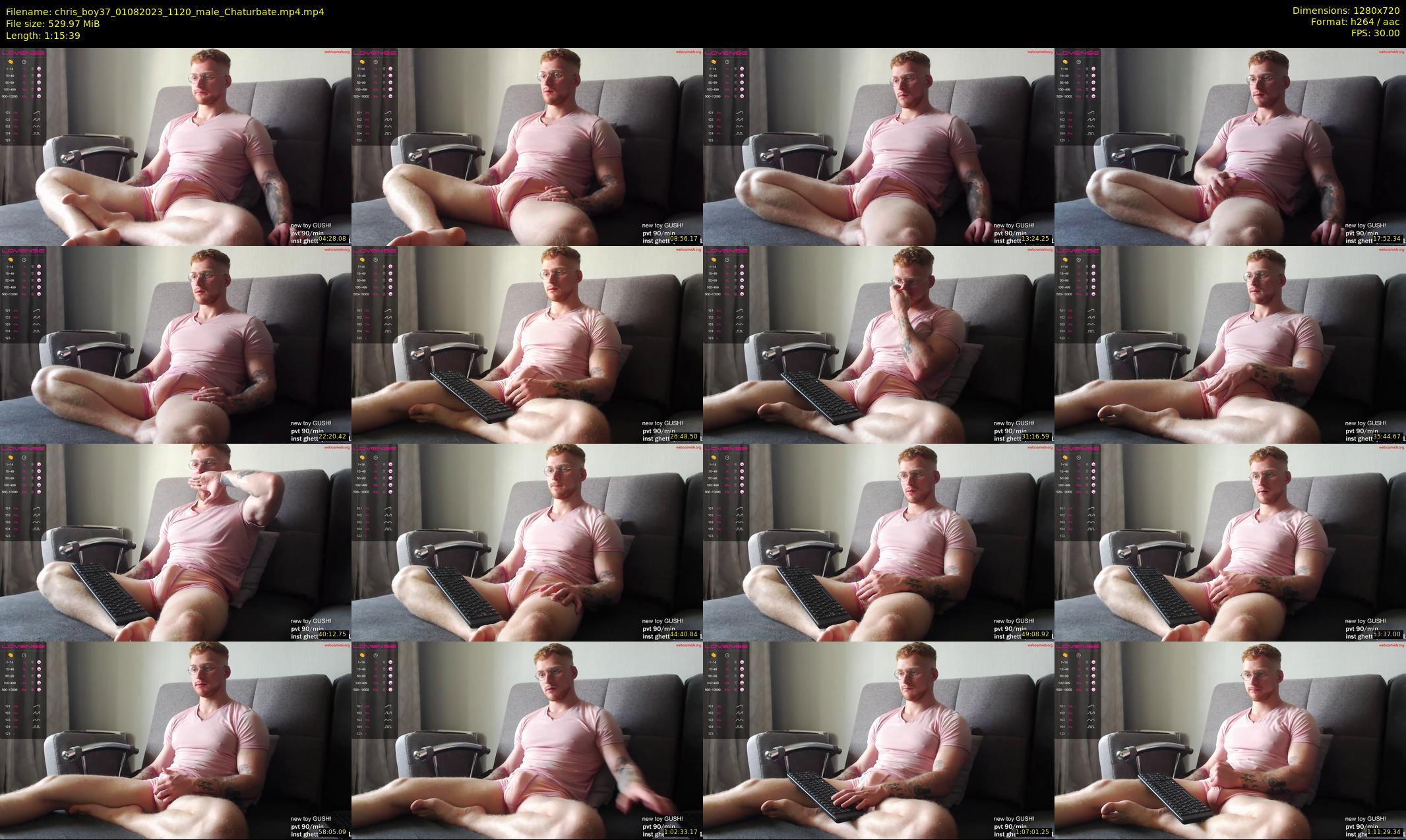 chris_boy37 — 76 minute Chaturbate male cam show recording, 720p, Aug 1, 2023