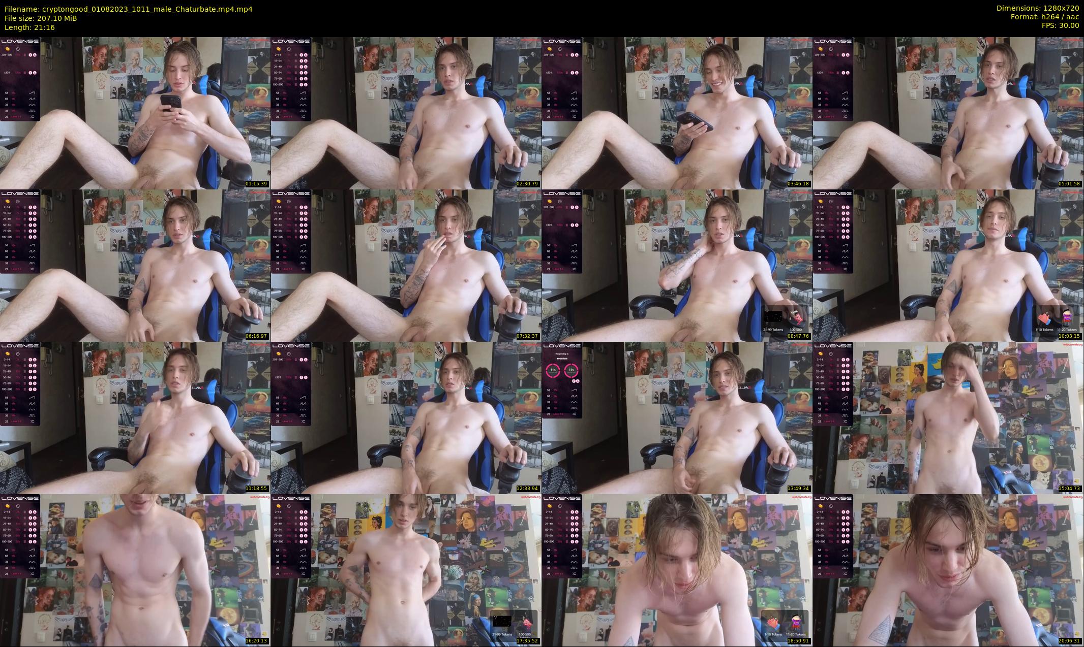 cryptongood — 22 minute Chaturbate male cam show recording, 720p, Aug 1, 2023