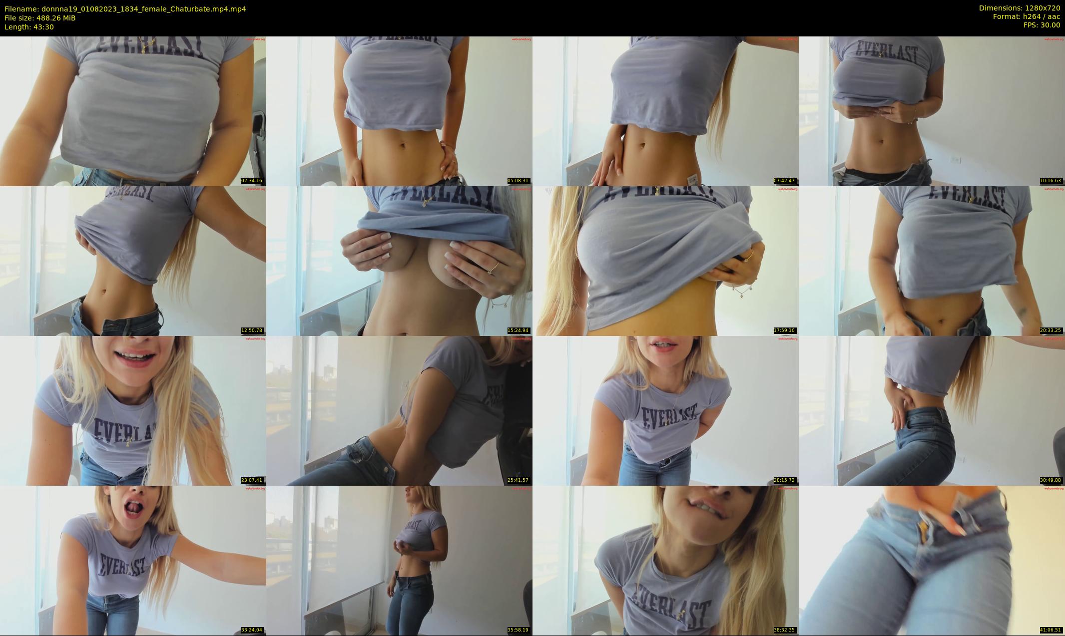 donnna19 — 44 minute Chaturbate female cam show recording, 720p, Aug 1, 2023