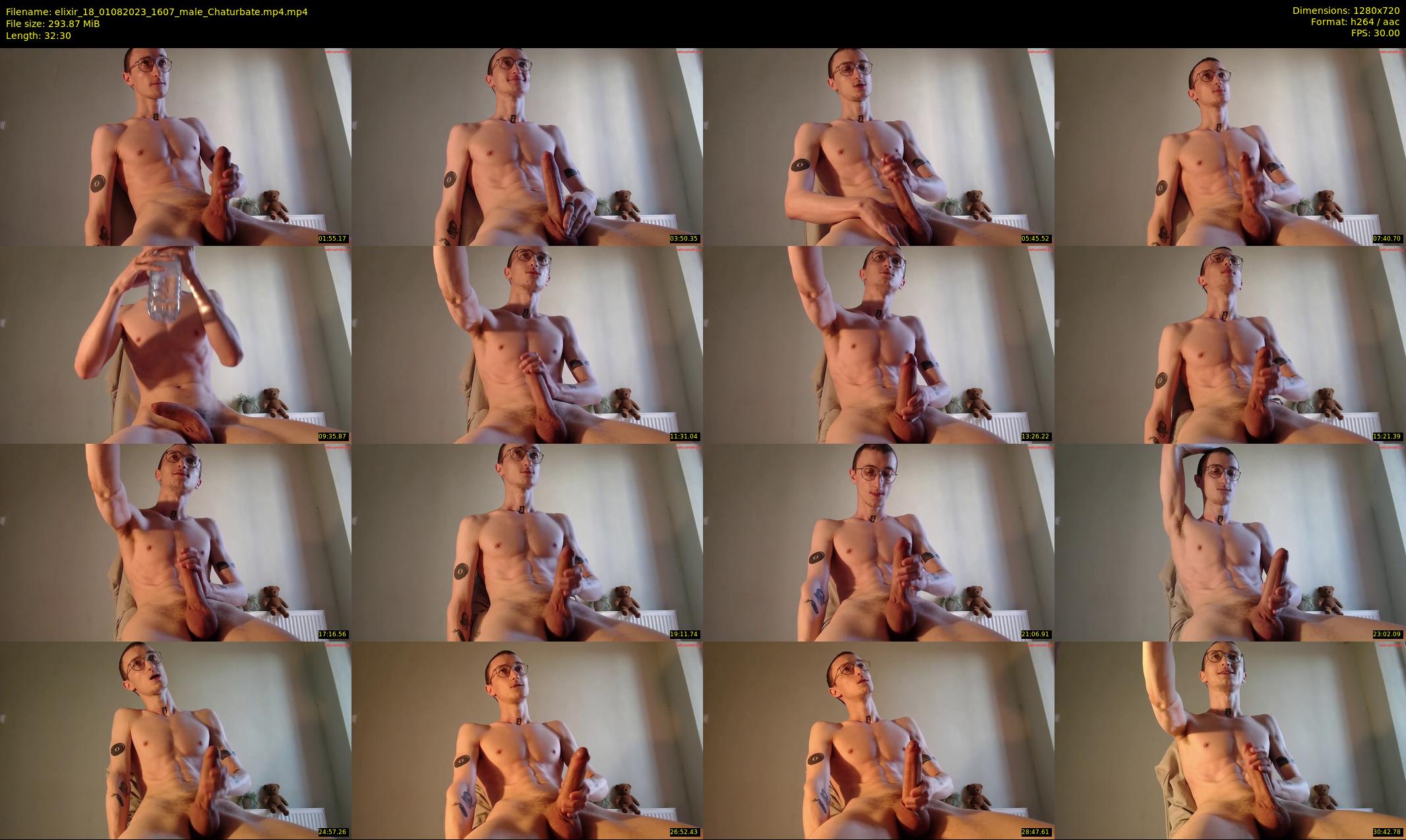 elixir_18 — 33 minute Chaturbate male cam show recording, 720p, Aug 1, 2023