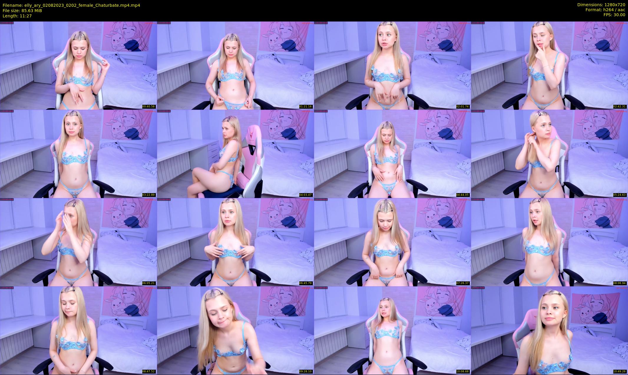 elly_ary — 12 minute Chaturbate female cam show recording, 720p, Aug 2, 2023