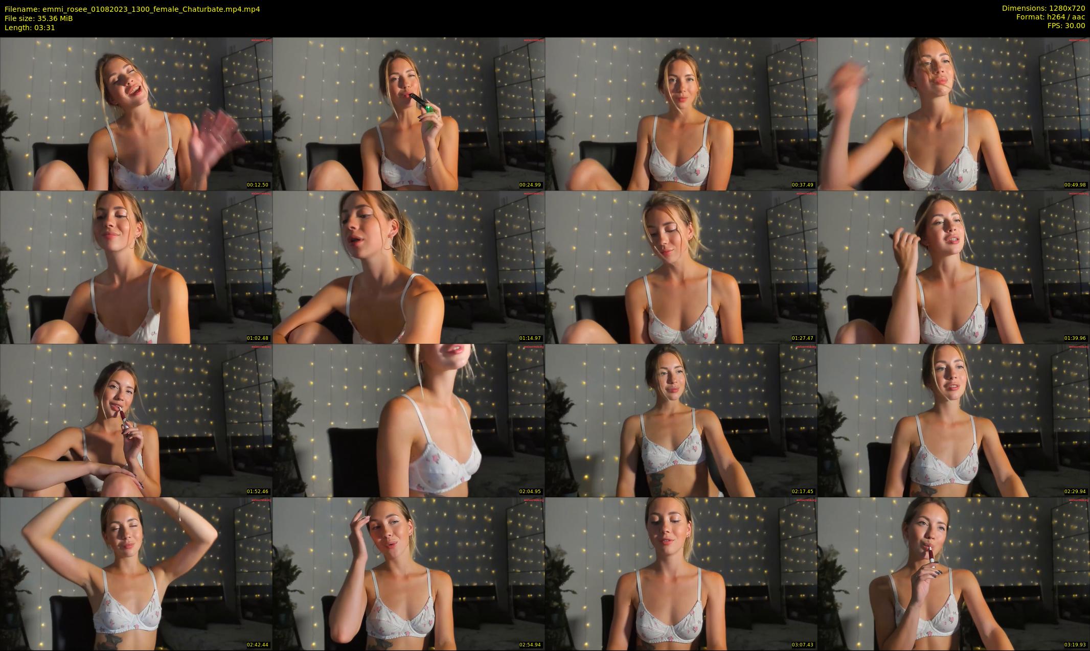 emmi_rosee — 4 minute Chaturbate female cam show recording, 720p, Aug 1, 2023