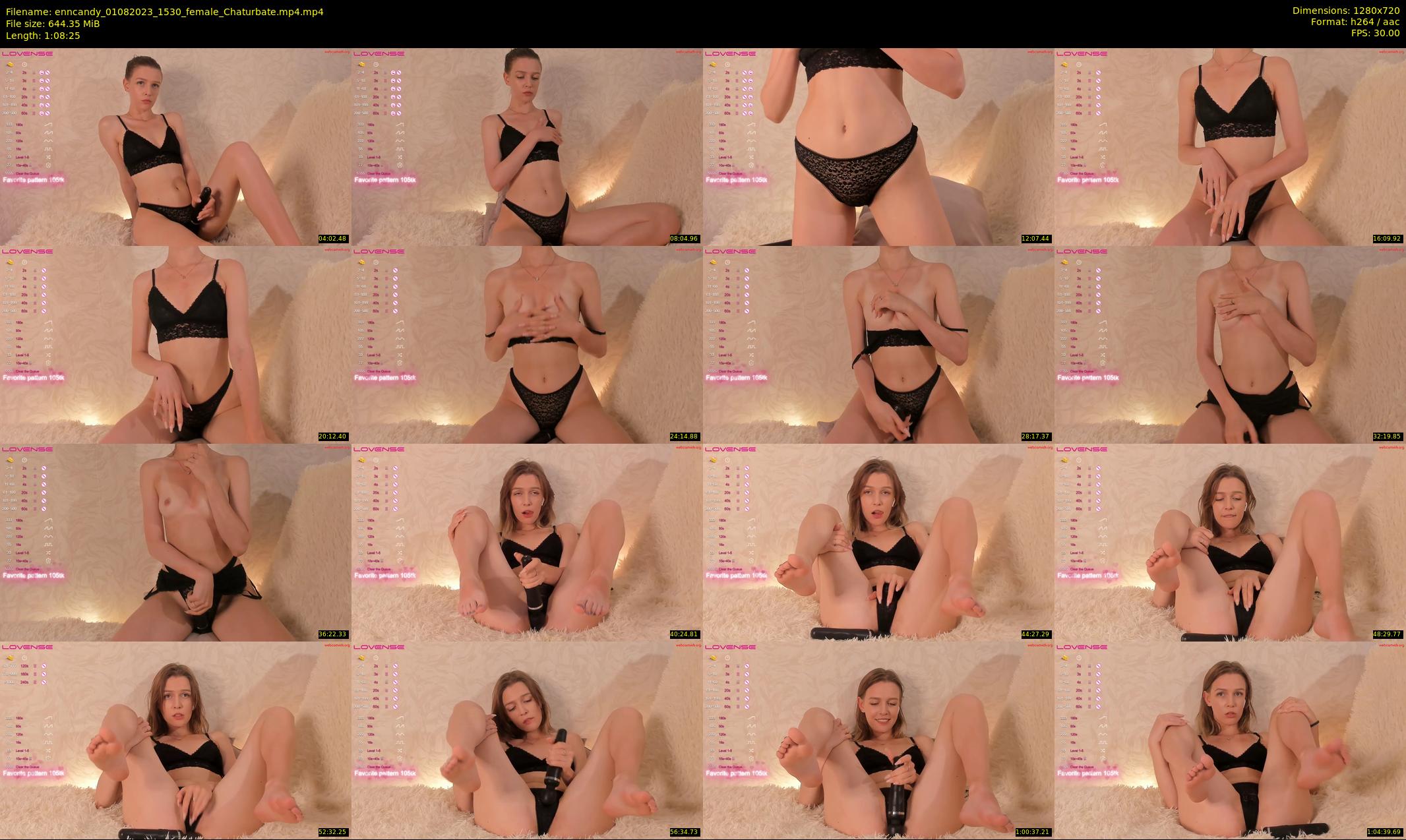 enncandy — 69 minute Chaturbate female cam show recording, 720p, Aug 1, 2023