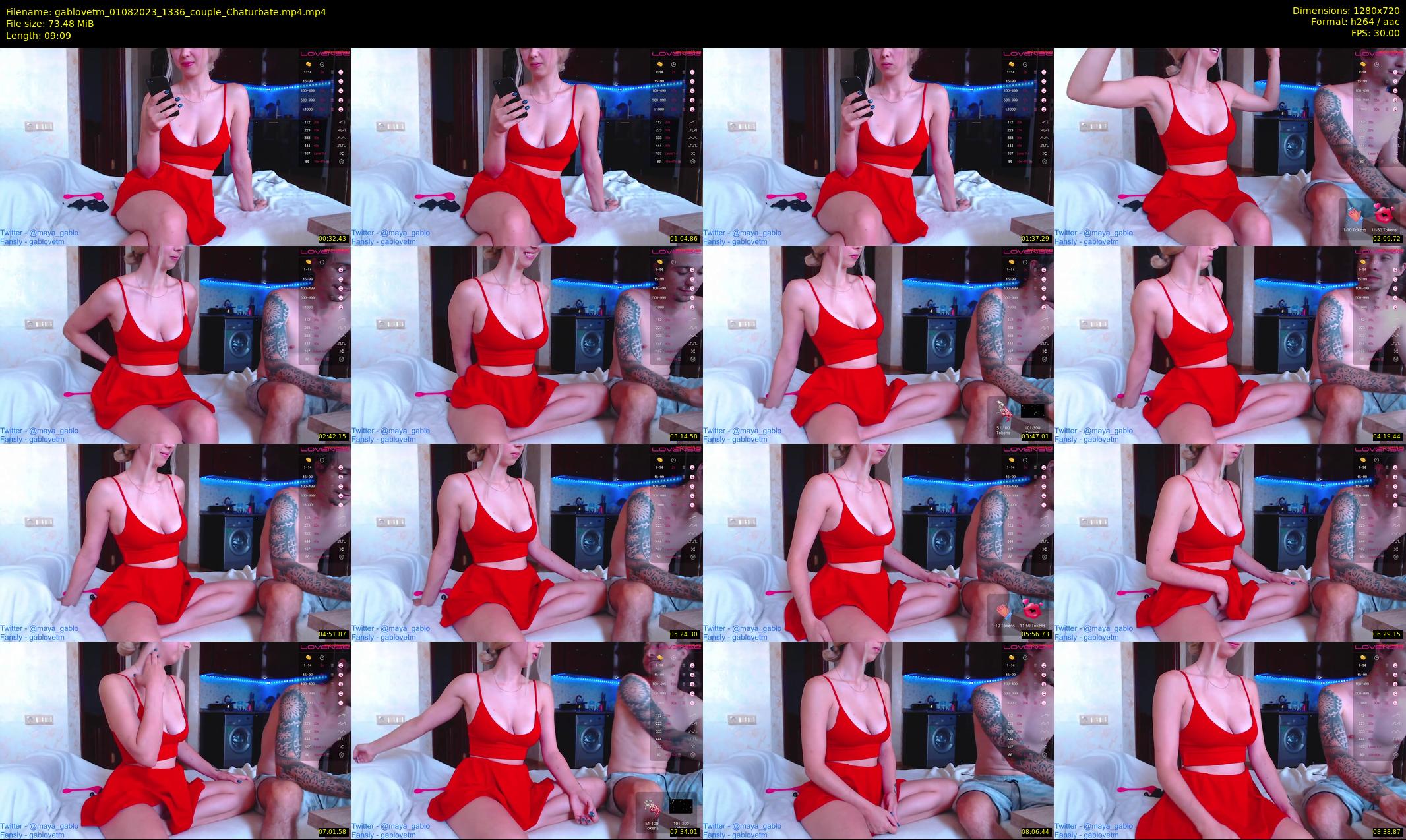 gablovetm — 10 minute Chaturbate couple cam show recording, 720p, Aug 1, 2023