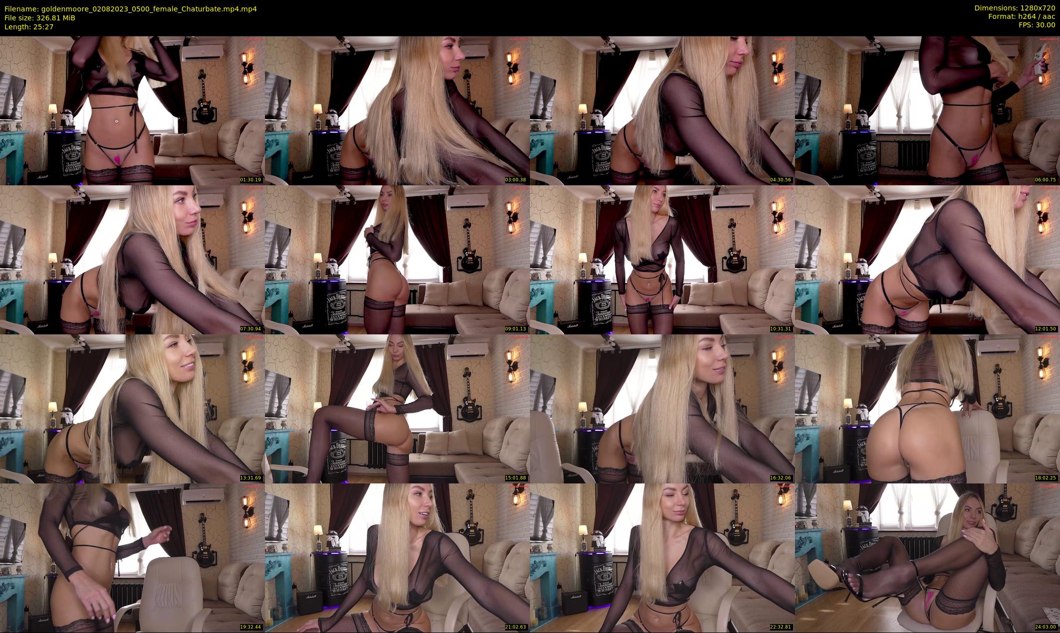 goldenmoore — 26 minute Chaturbate female cam show recording, 720p, Aug 2, 2023