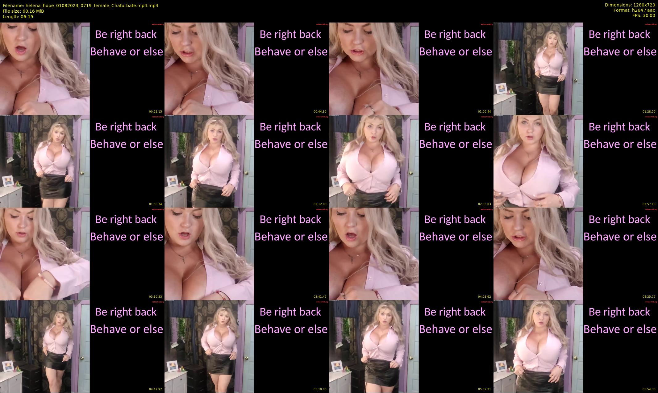 helena_hope — 7 minute Chaturbate female cam show recording, 720p, Aug 1, 2023