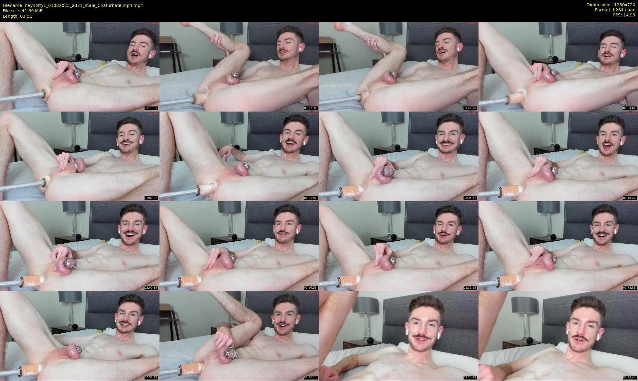 heyhotty1 — 4 minute Chaturbate male cam show recording, 720p, Aug 1, 2023