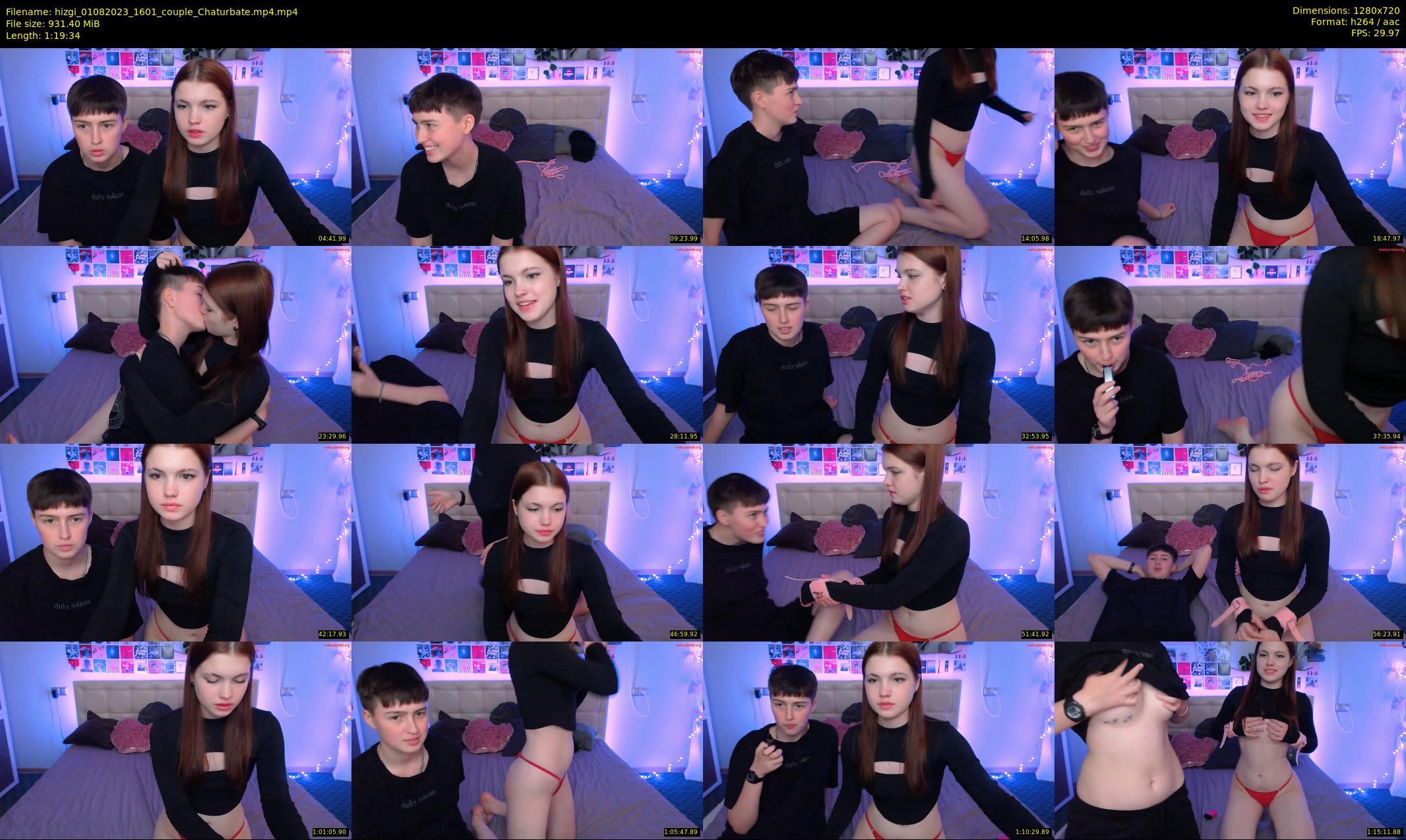 hizgi — 80 minute Chaturbate couple cam show recording, 720p, Aug 1, 2023