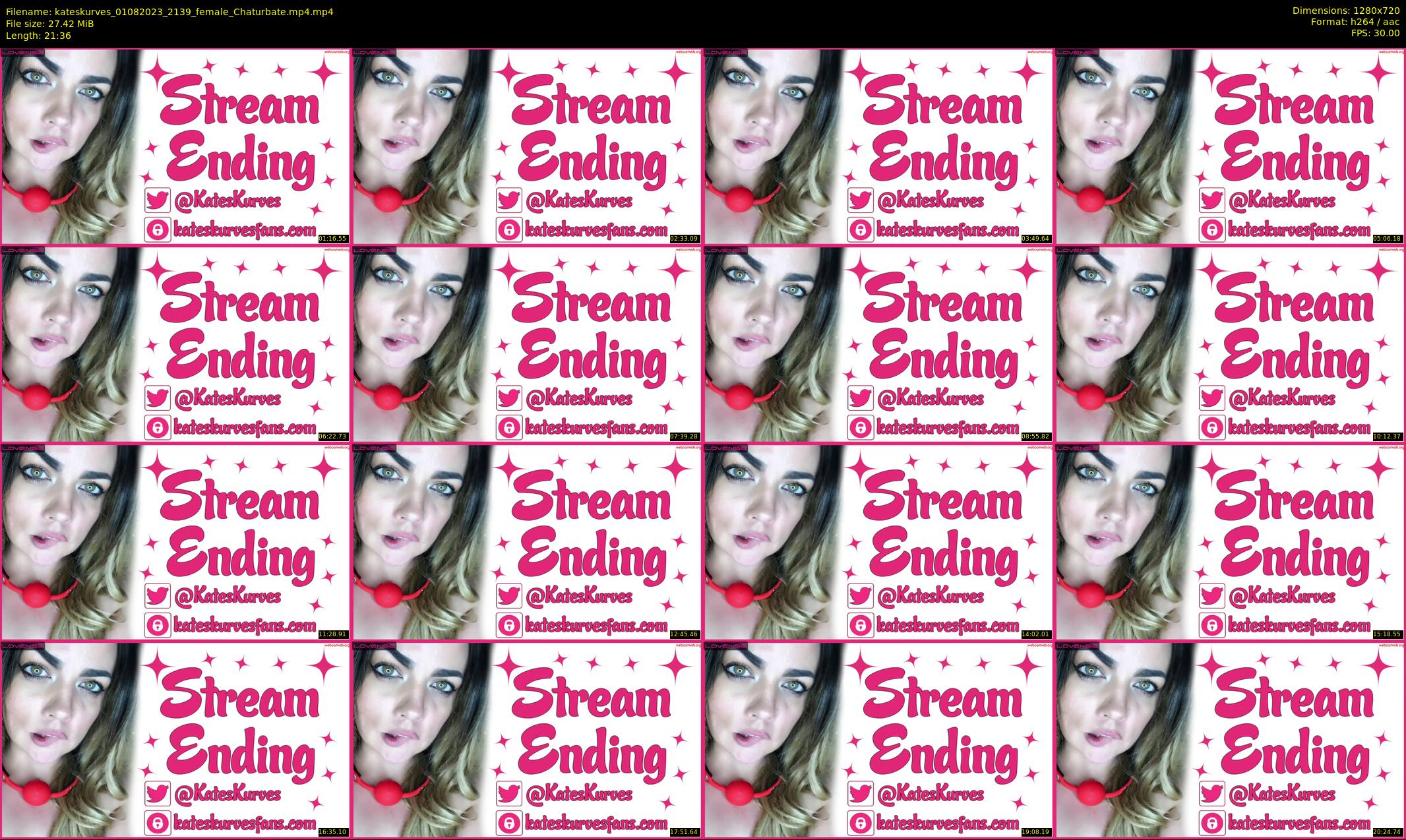 kateskurves — 22 minute Chaturbate female cam show recording, 720p, Aug 1, 2023