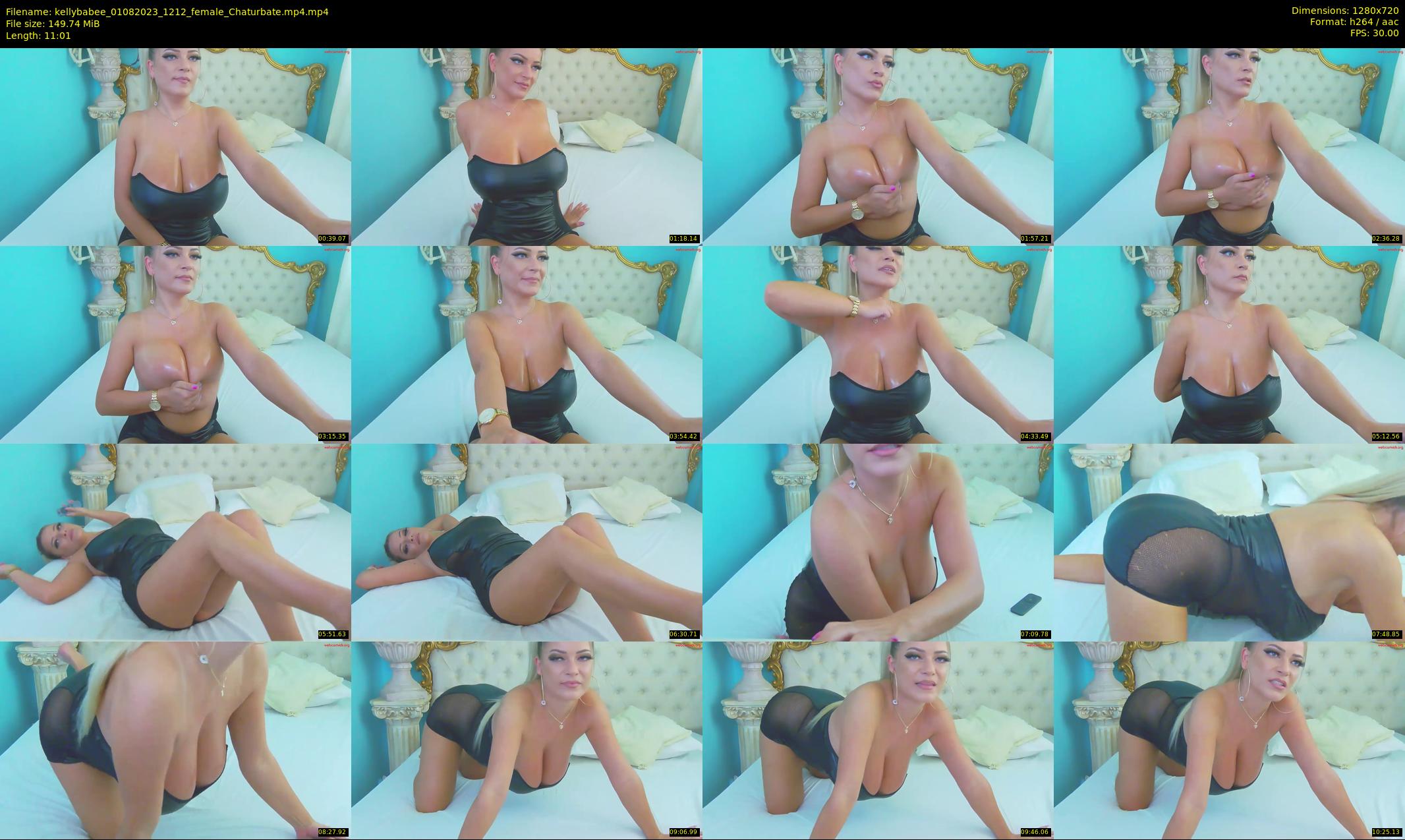 kellybabee — 12 minute Chaturbate female cam show recording, 720p, Aug 1, 2023