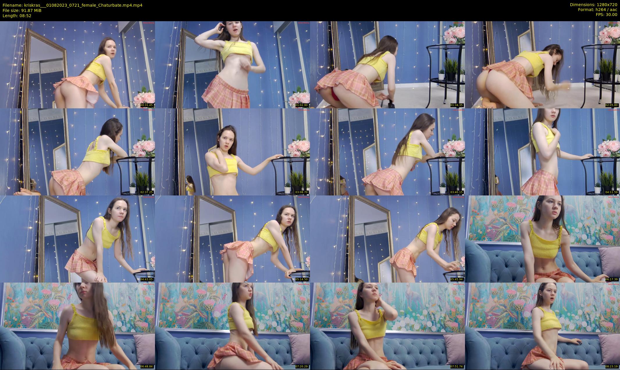 kriskras__ — 9 minute Chaturbate female cam show recording, 720p, Aug 1, 2023