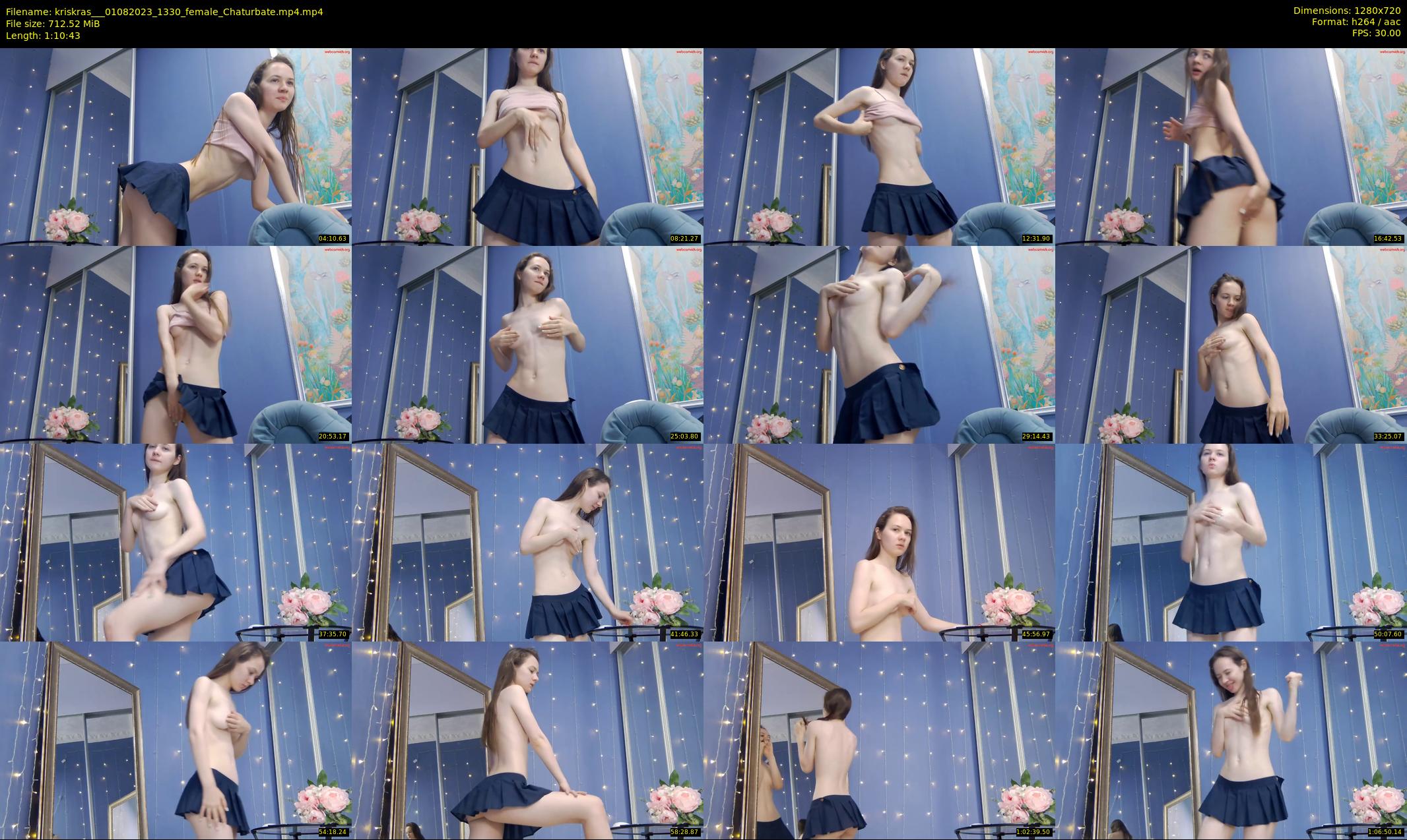 kriskras__ — 71 minute Chaturbate female cam show recording, 720p, Aug 1, 2023