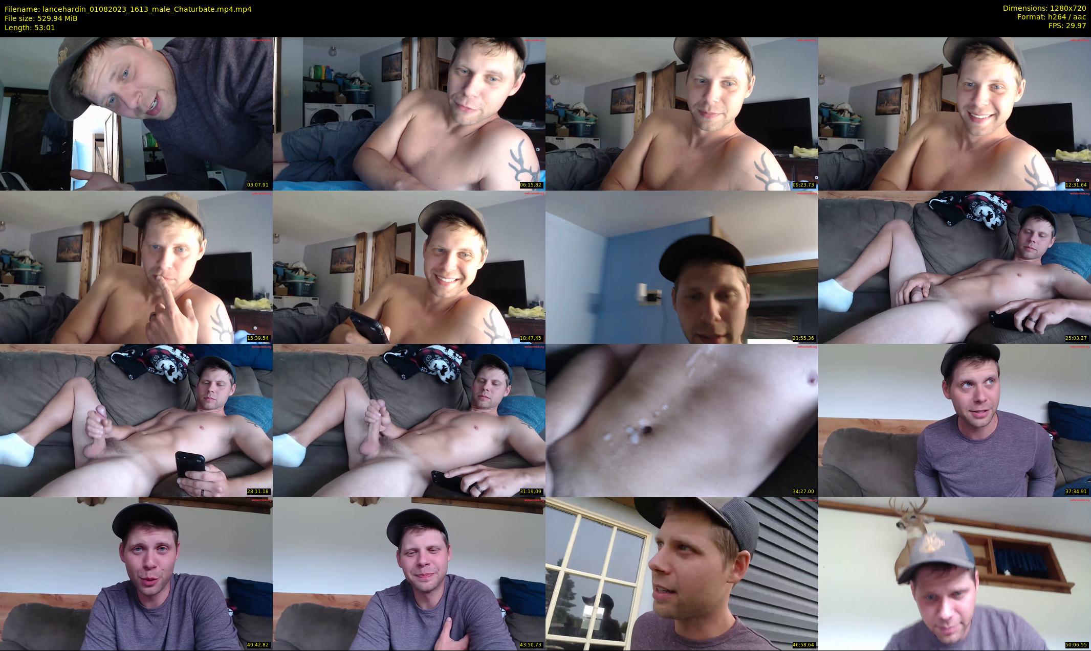 lancehardin — 54 minute Chaturbate male cam show recording, 720p, Aug 1, 2023