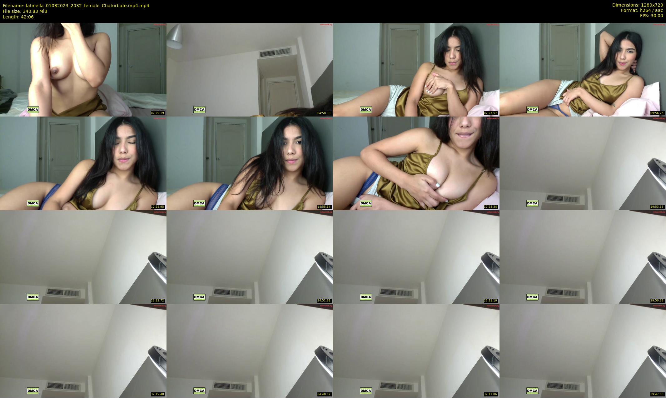 latinella — 43 minute Chaturbate female cam show recording, 720p, Aug 1, 2023