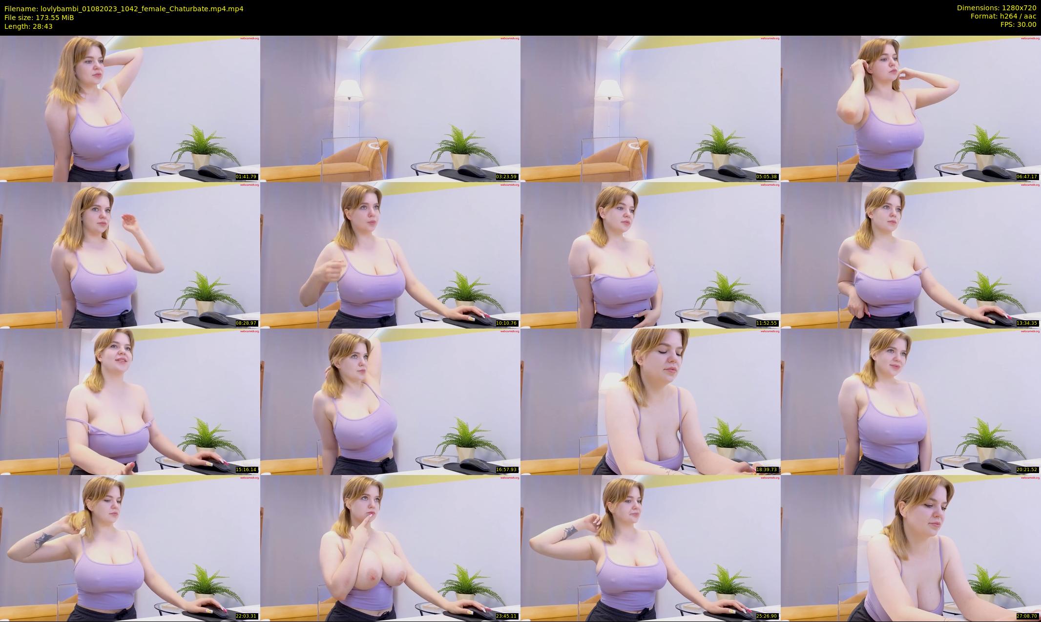lovlybambi — 29 minute Chaturbate female cam show recording, 720p, Aug 1, 2023