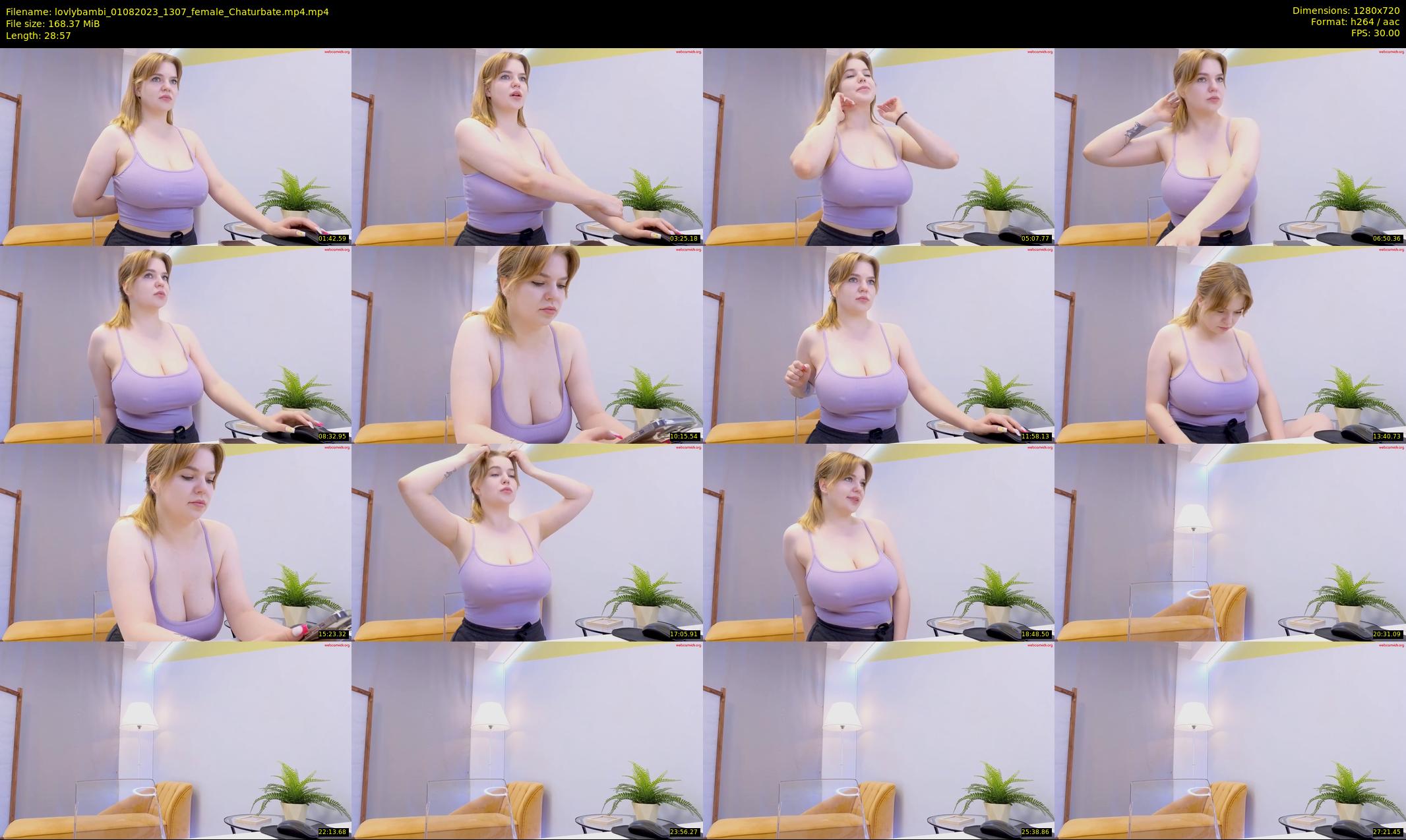 lovlybambi — 29 minute Chaturbate female cam show recording, 720p, Aug 1, 2023
