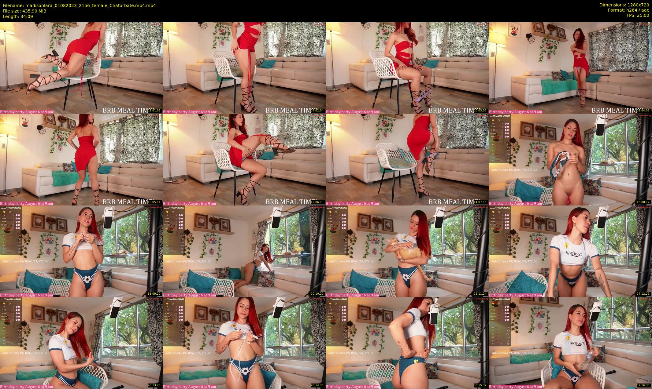 madisonlara — 35 minute Chaturbate female cam show recording, 720p, Aug 1, 2023