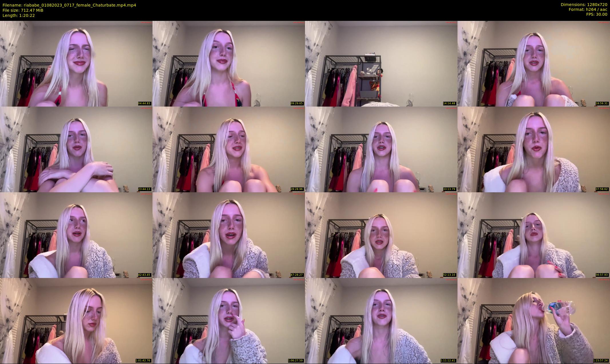 riababe — 81 minute Chaturbate female cam show recording, 720p, Aug 1, 2023