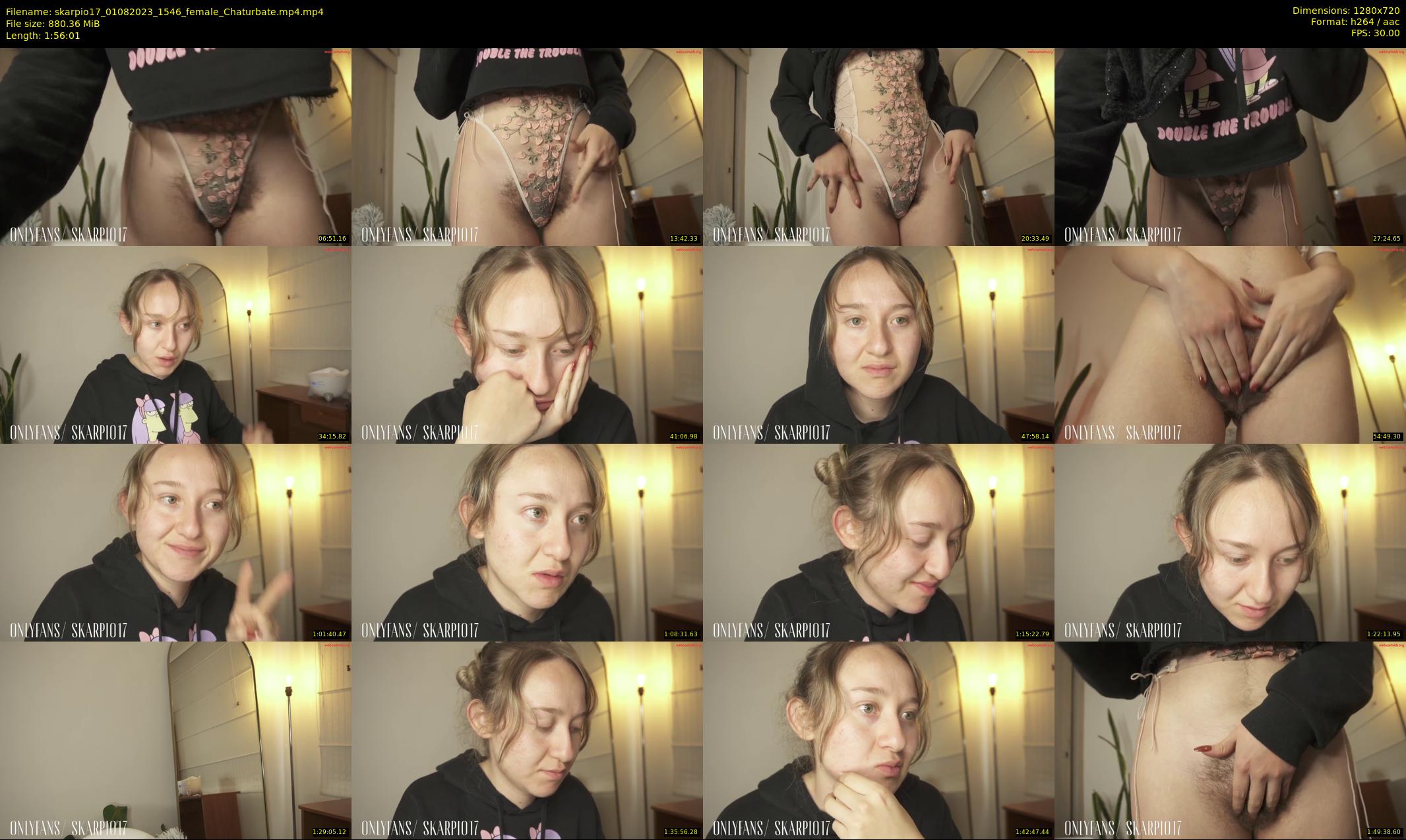 skarpio17 — 117 minute Chaturbate female cam show recording, 720p, Aug 1, 2023