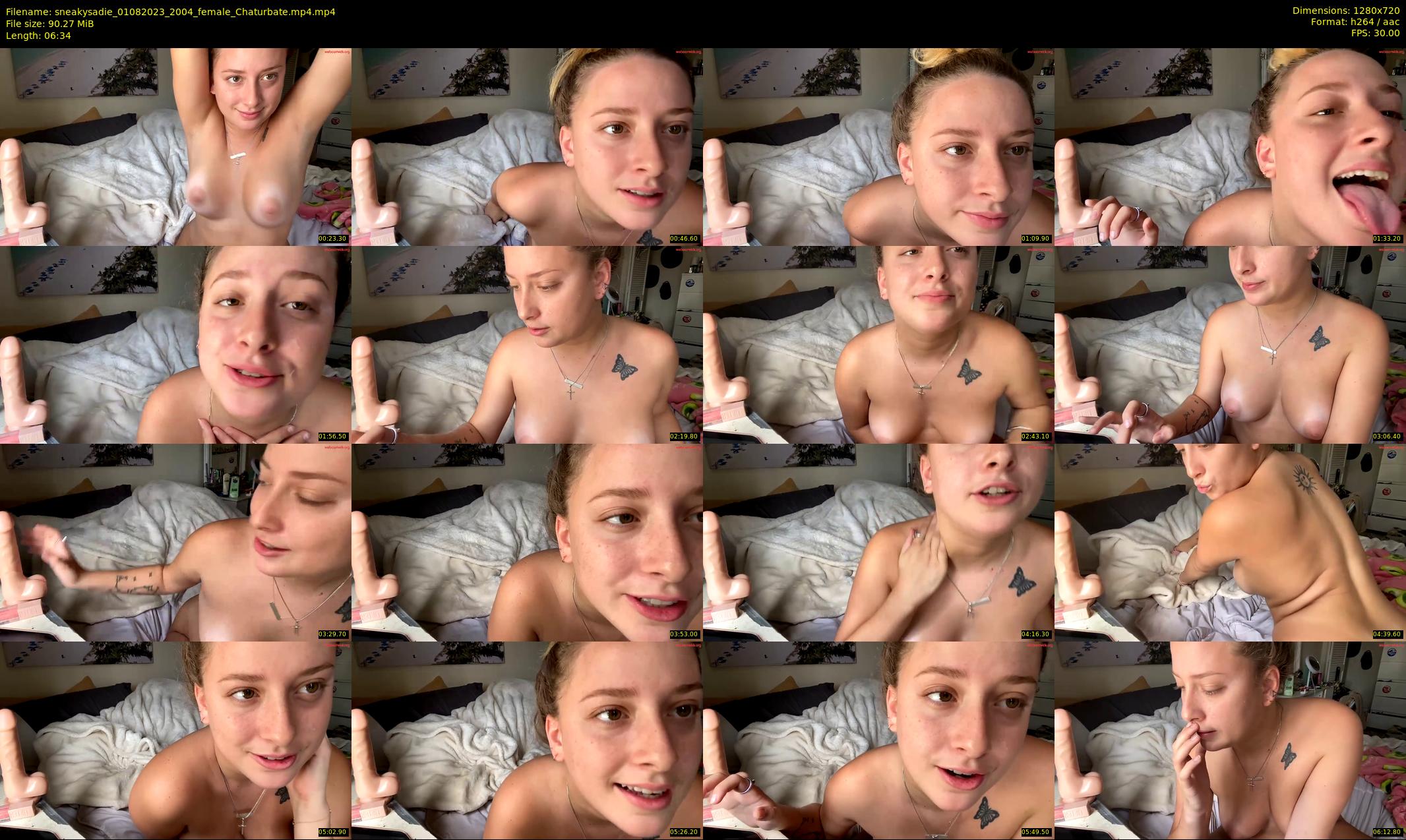 sneakysadie — 7 minute Chaturbate female cam show recording, 720p, Aug 1, 2023