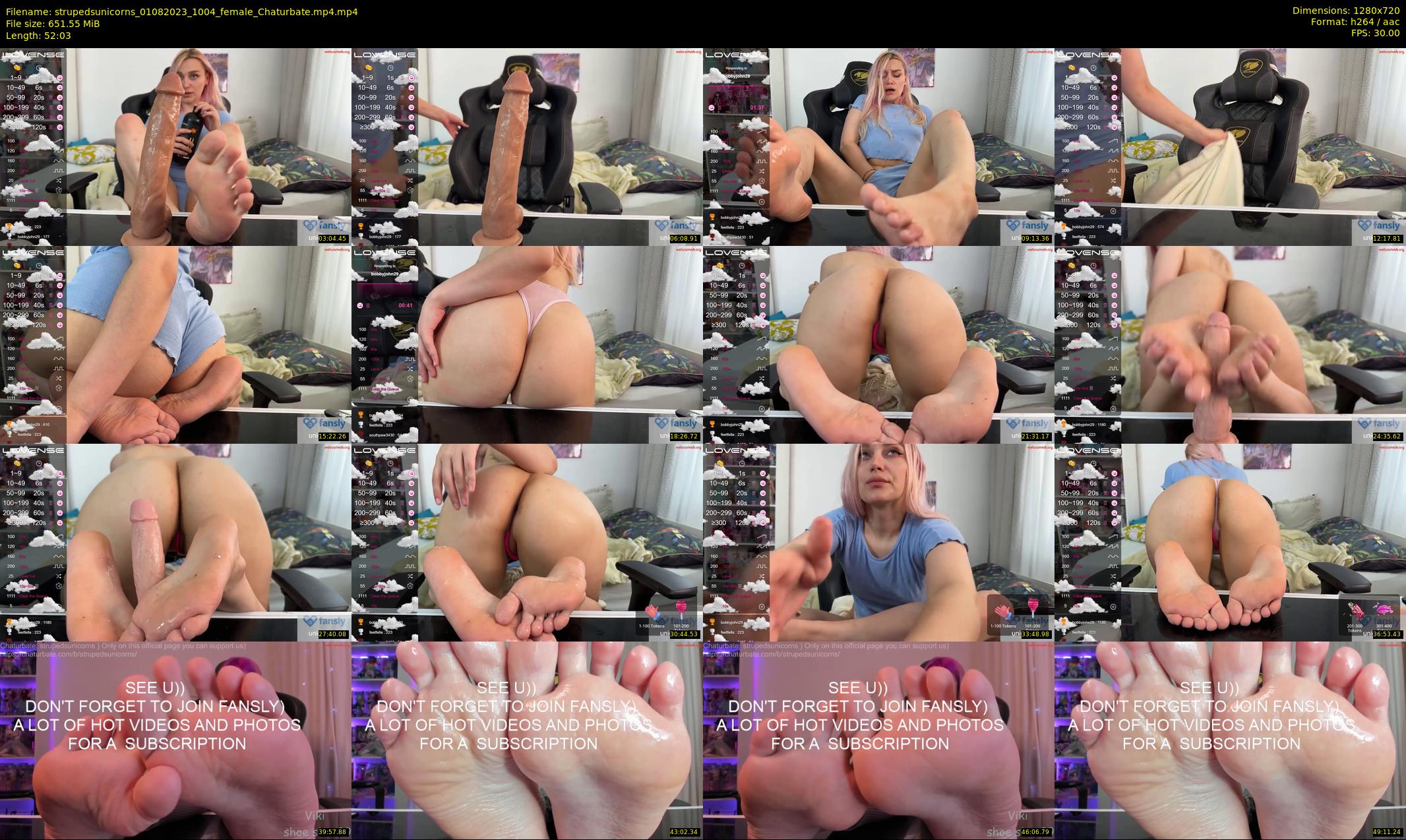 strupedsunicorns — 53 minute Chaturbate couple cam show recording, 720p, Aug 1, 2023