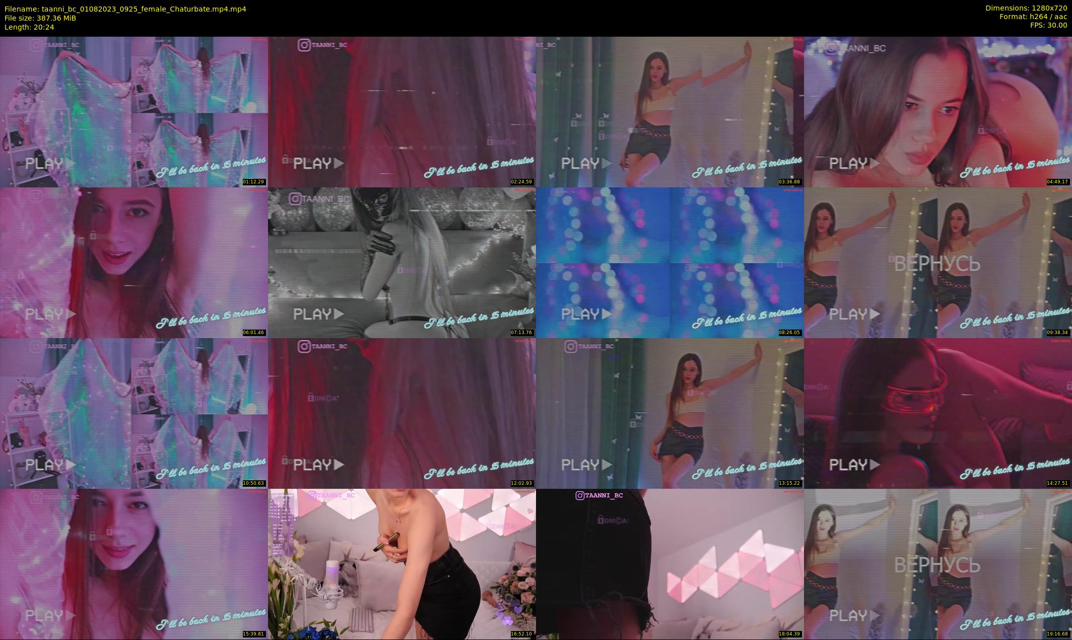 taanni_bc — 21 minute Chaturbate female cam show recording, 720p, Aug 1, 2023