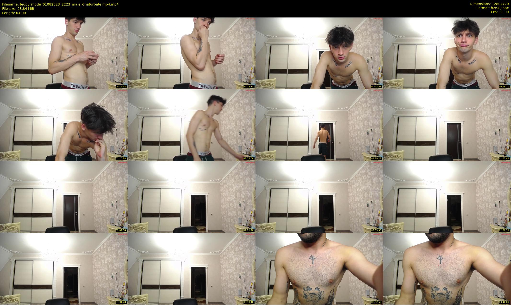 teddy_mode — 4 minute Chaturbate couple cam show recording, 720p, Aug 1, 2023