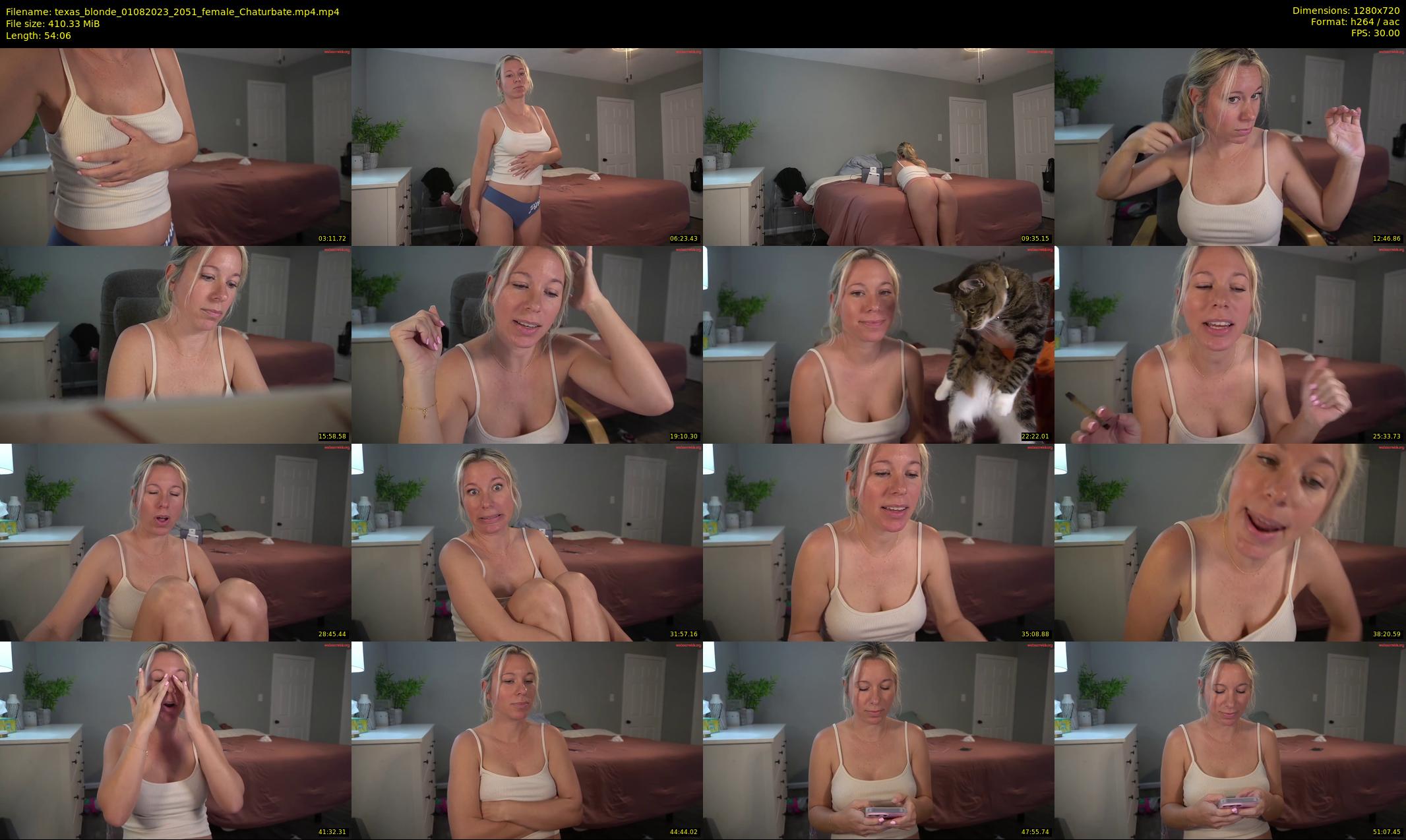 texas_blonde — 55 minute Chaturbate female cam show recording, 720p, Aug 1, 2023