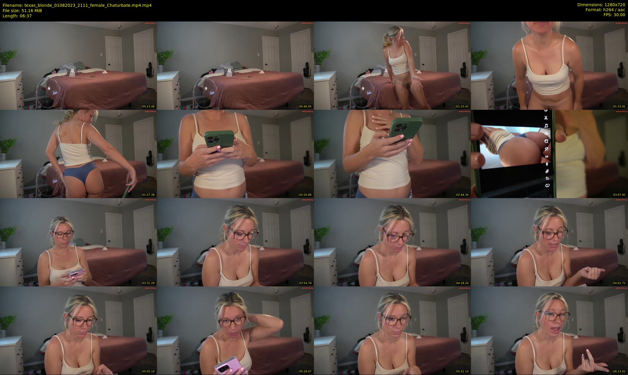 texas_blonde — 7 minute Chaturbate female cam show recording, 720p, Aug 1, 2023