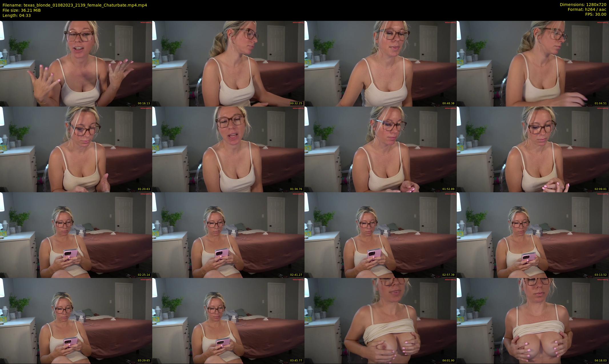 texas_blonde — 5 minute Chaturbate female cam show recording, 720p, Aug 1, 2023