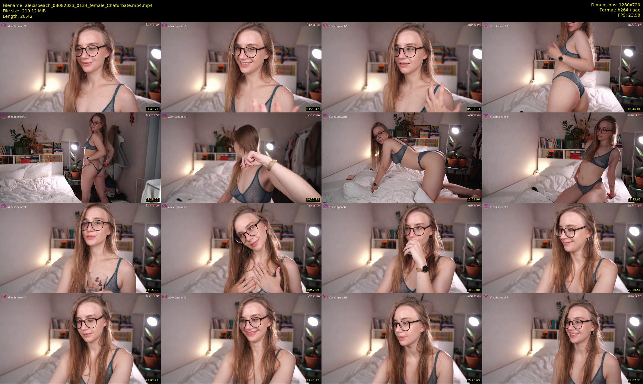 alexispeach — 29 minute Chaturbate female cam show recording, 720p, Aug 3, 2023