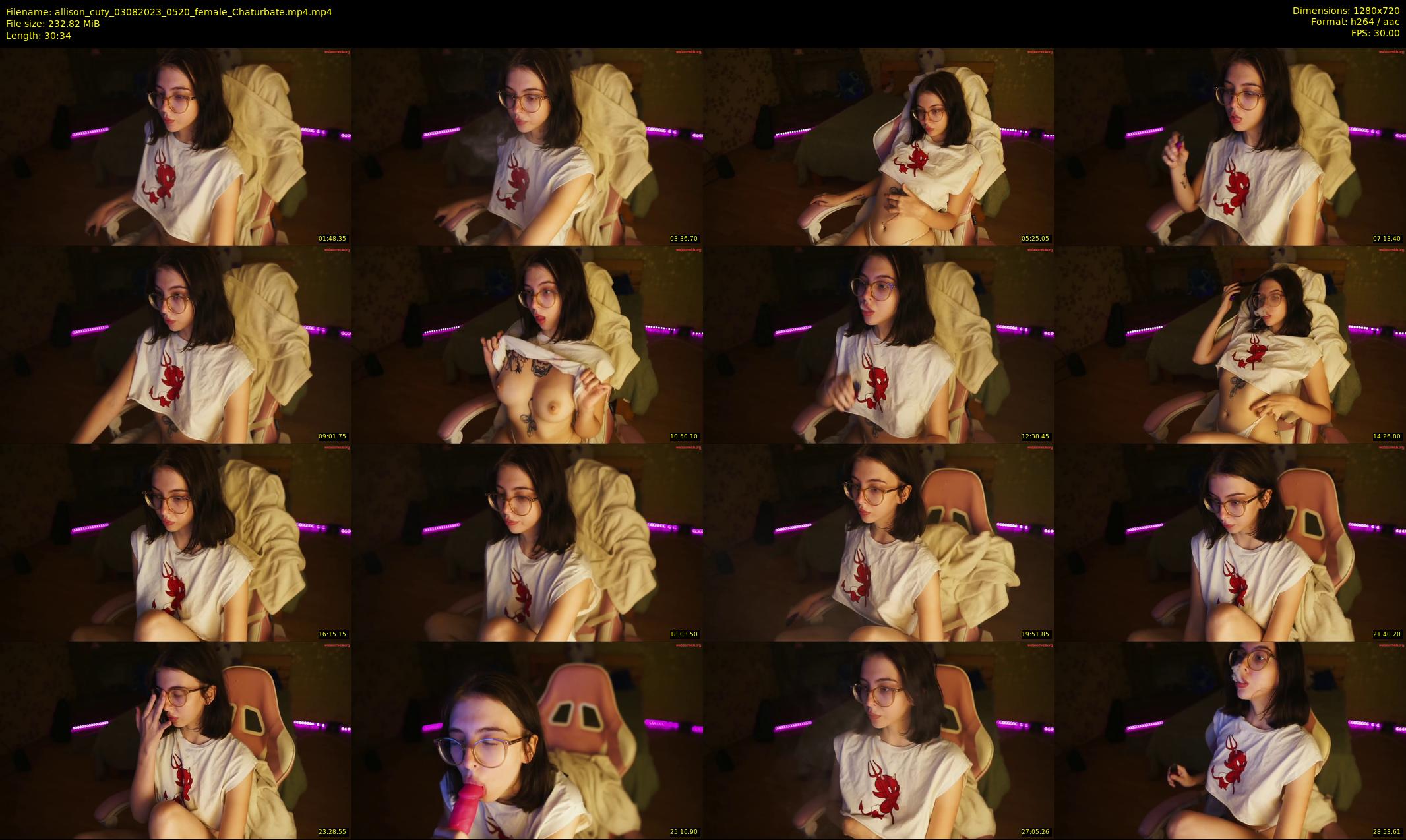 allison_cuty — 31 minute Chaturbate female cam show recording, 720p, Aug 3, 2023