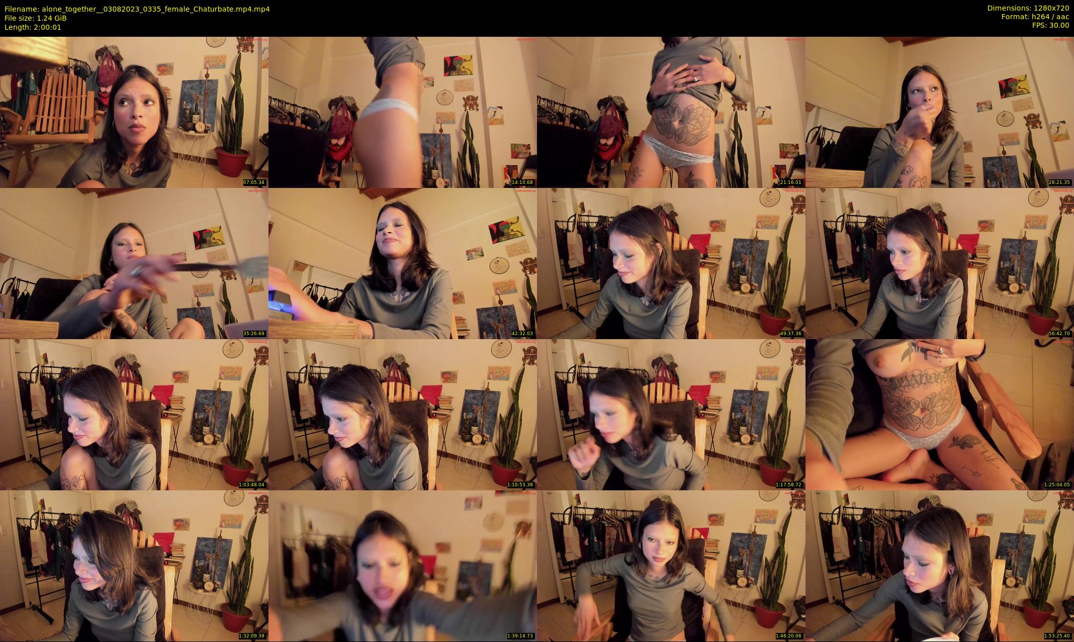 alone_together_ — 121 minute Chaturbate female cam show recording, 720p, Aug 3, 2023