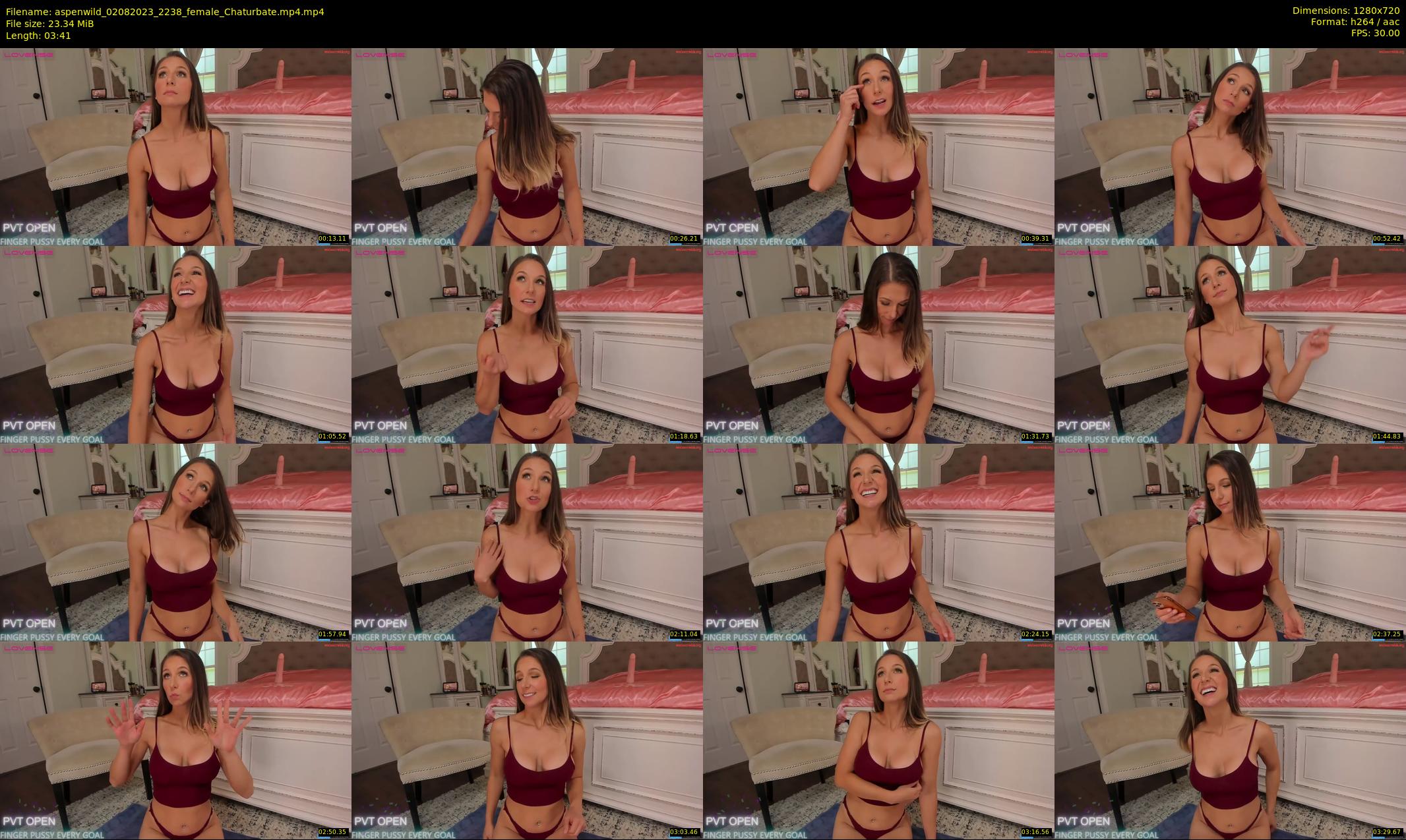 aspenwild — 4 minute Chaturbate female cam show recording, 720p, Aug 2, 2023