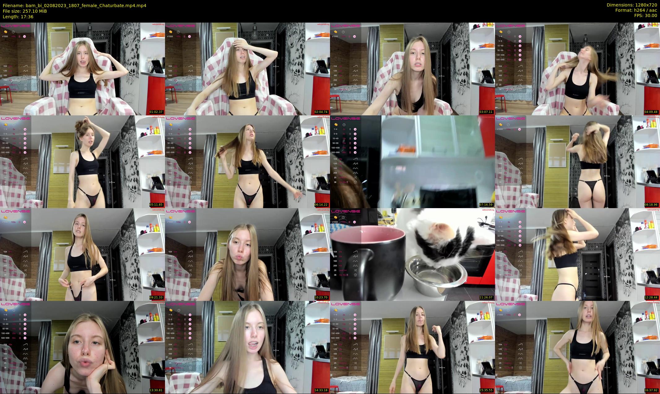 bam_bi — 18 minute Chaturbate female cam show recording, 720p, Aug 2, 2023