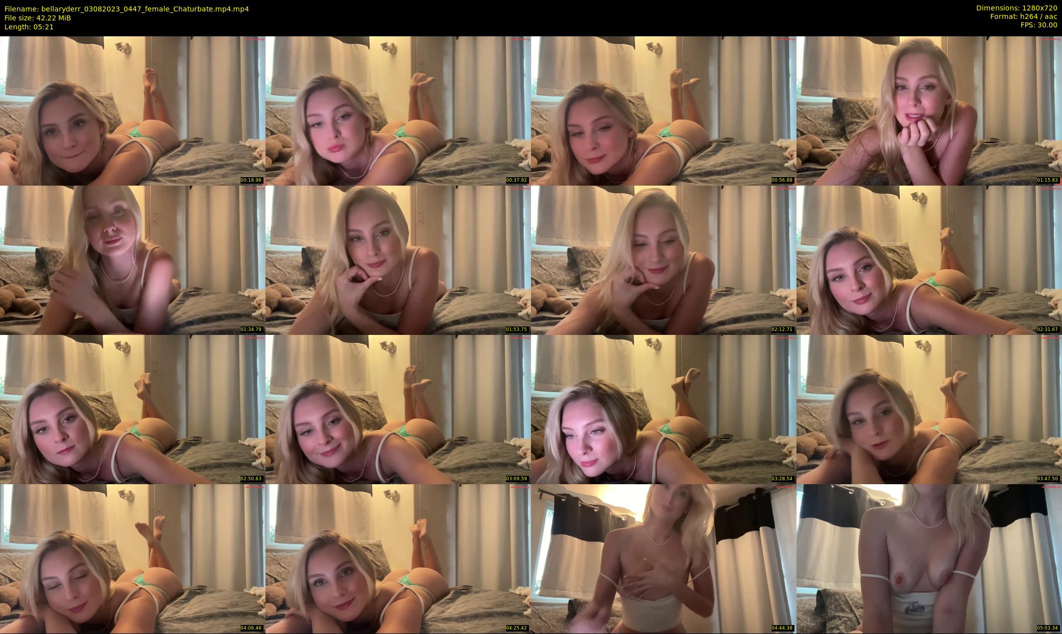 bellaryderr — 6 minute Chaturbate female cam show recording, 720p, Aug 3, 2023