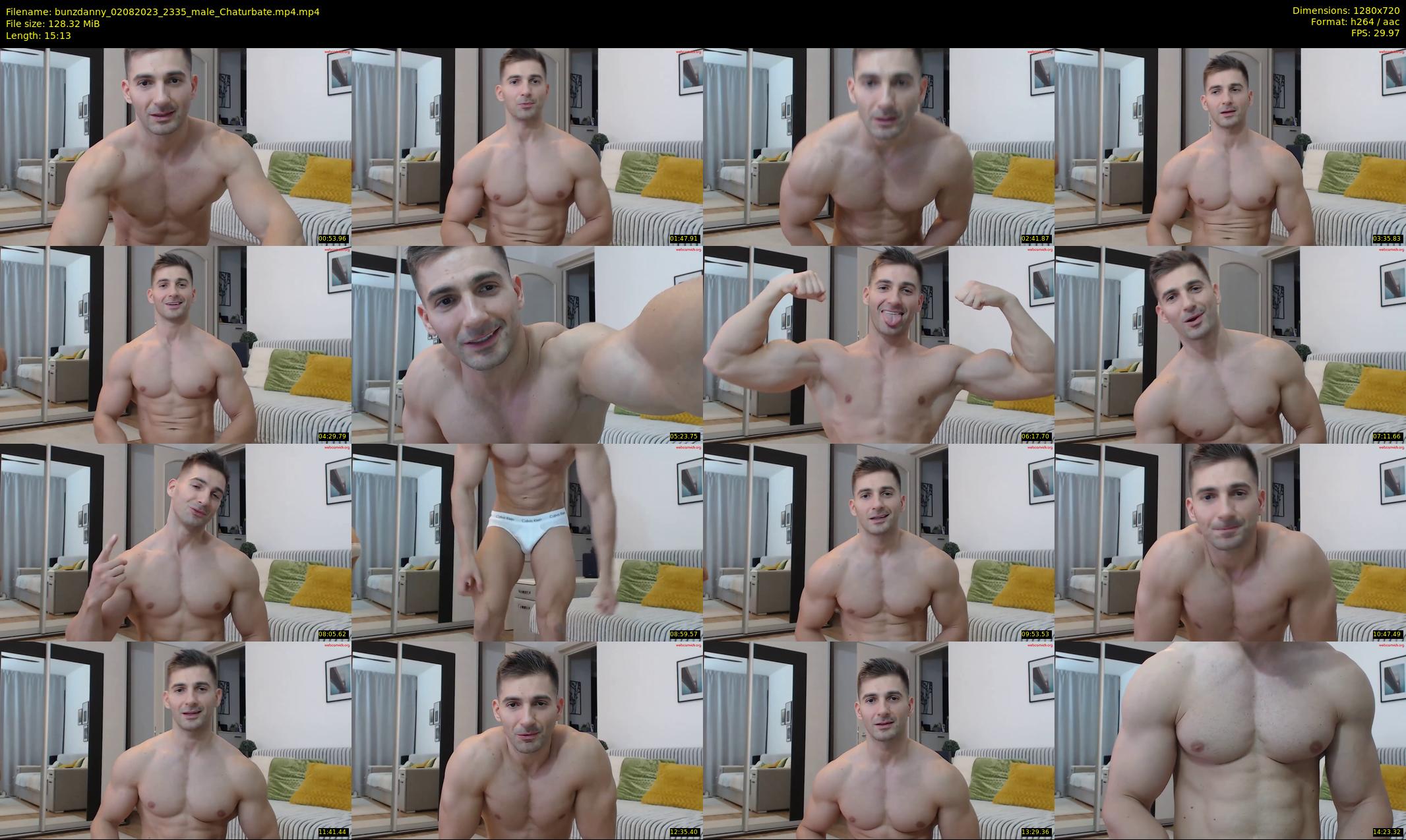 bunzdanny — 16 minute Chaturbate male cam show recording, 720p, Aug 2, 2023