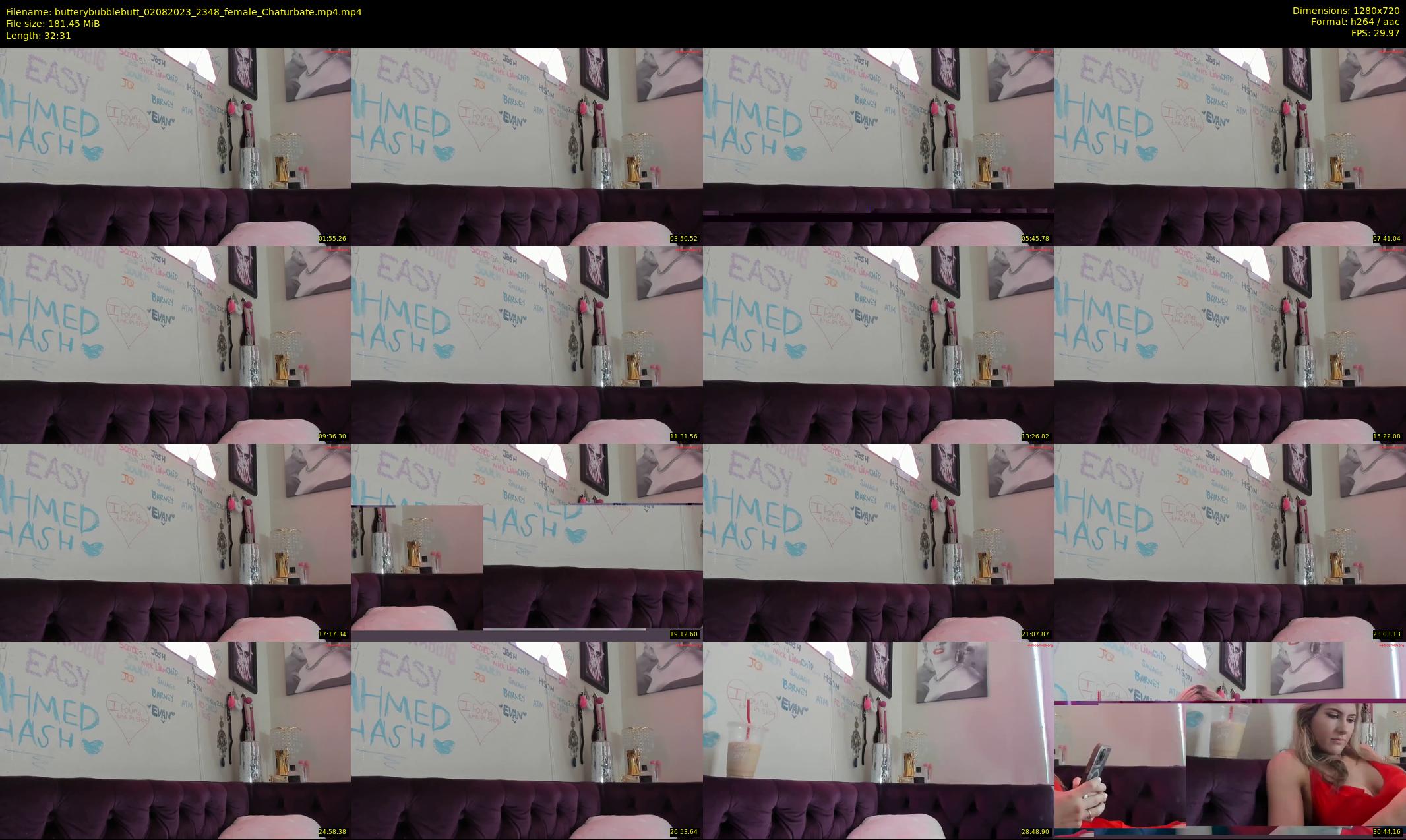butterybubblebutt — 33 minute Chaturbate couple cam show recording, 720p, Aug 2, 2023
