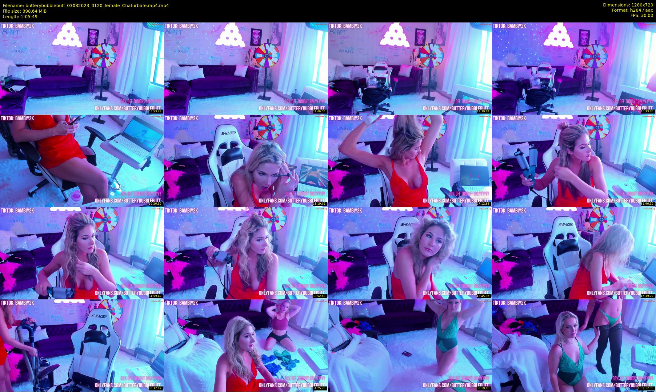 butterybubblebutt — 66 minute Chaturbate couple cam show recording, 720p, Aug 3, 2023