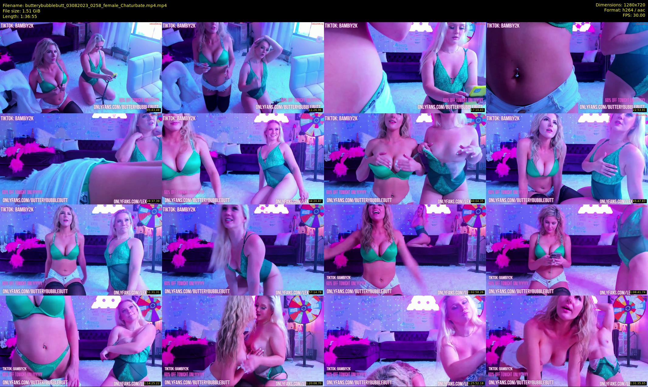 butterybubblebutt — 97 minute Chaturbate couple cam show recording, 720p, Aug 3, 2023