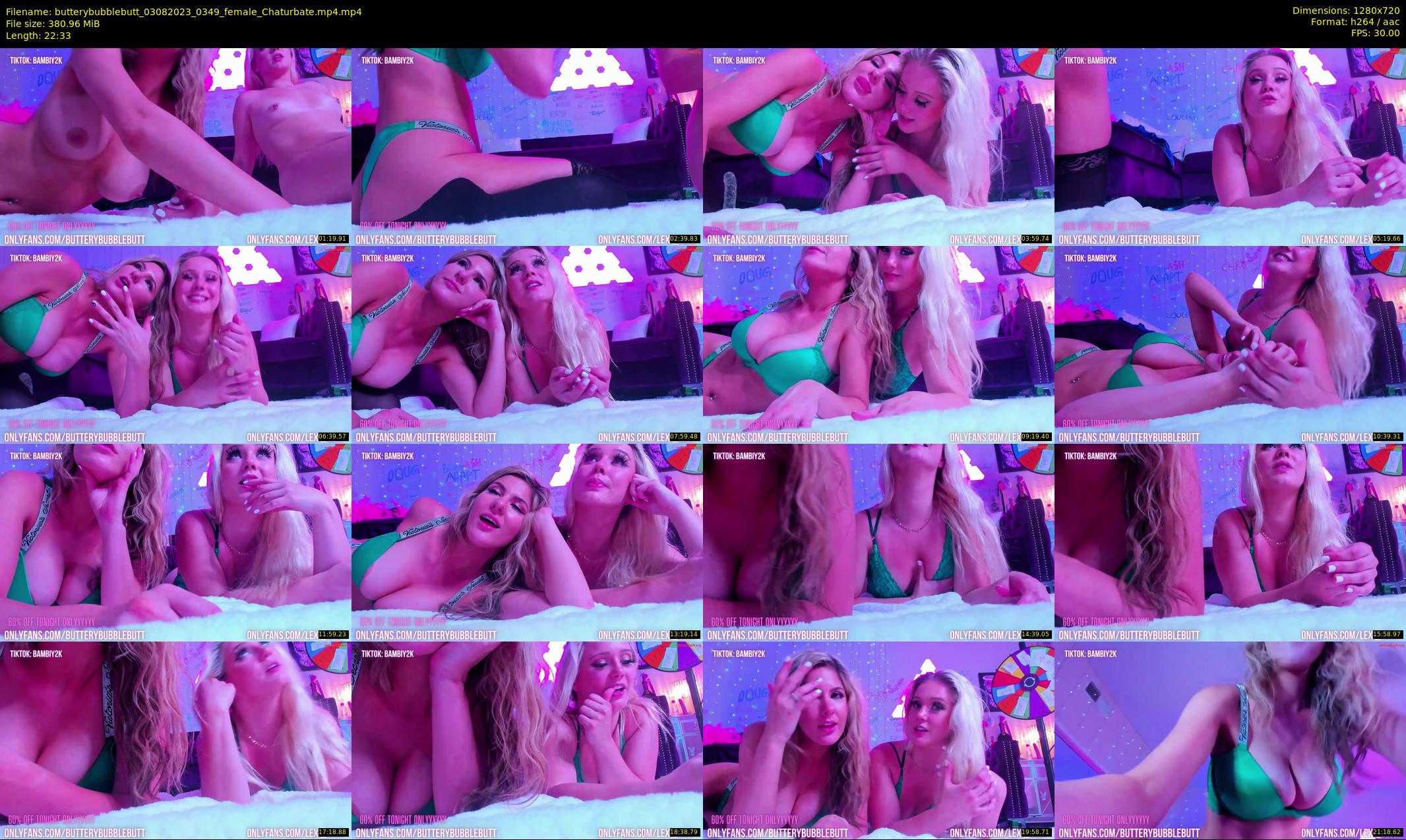 butterybubblebutt — 23 minute Chaturbate couple cam show recording, 720p, Aug 3, 2023