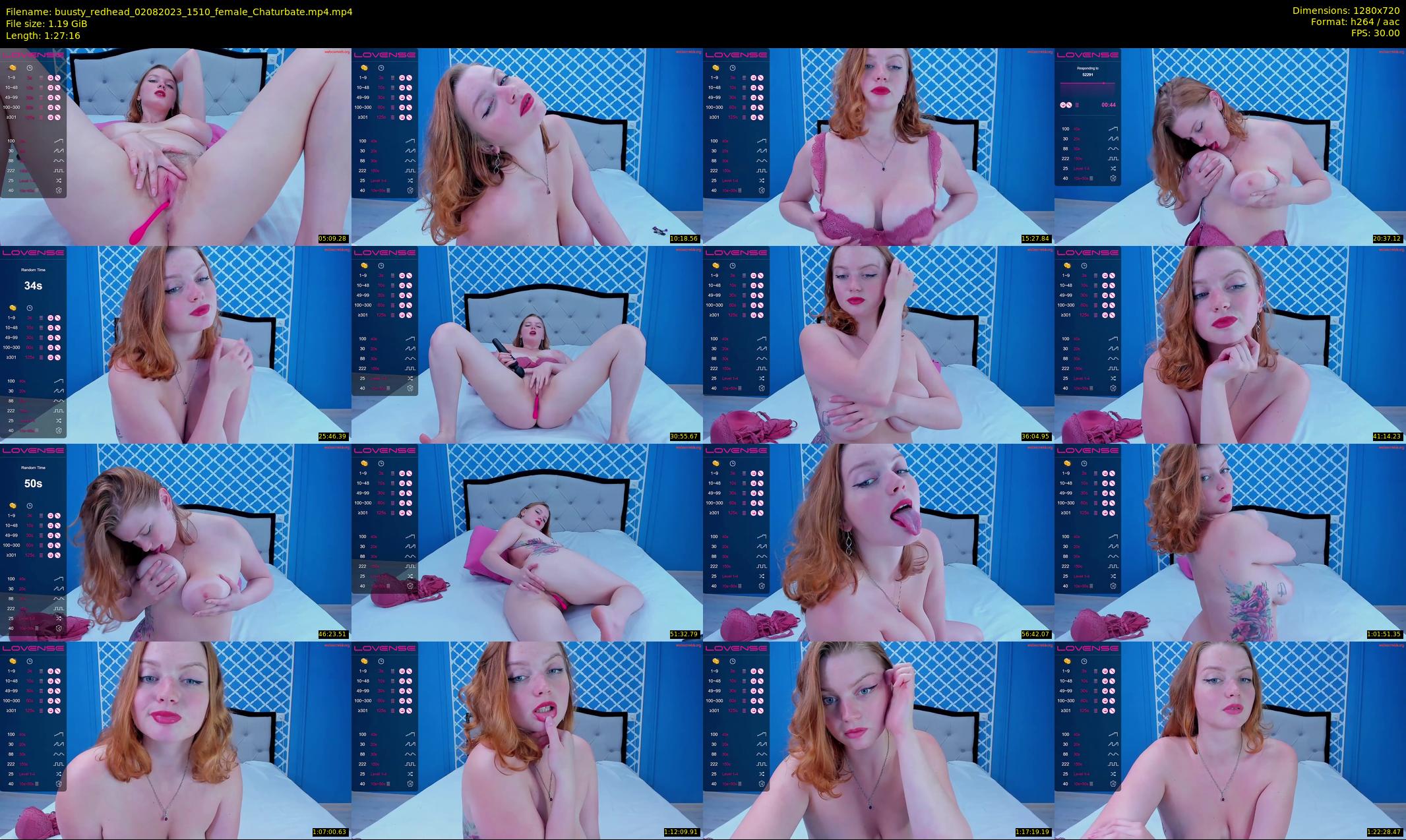 buusty_redhead — 88 minute Chaturbate female cam show recording, 720p, Aug 2, 2023