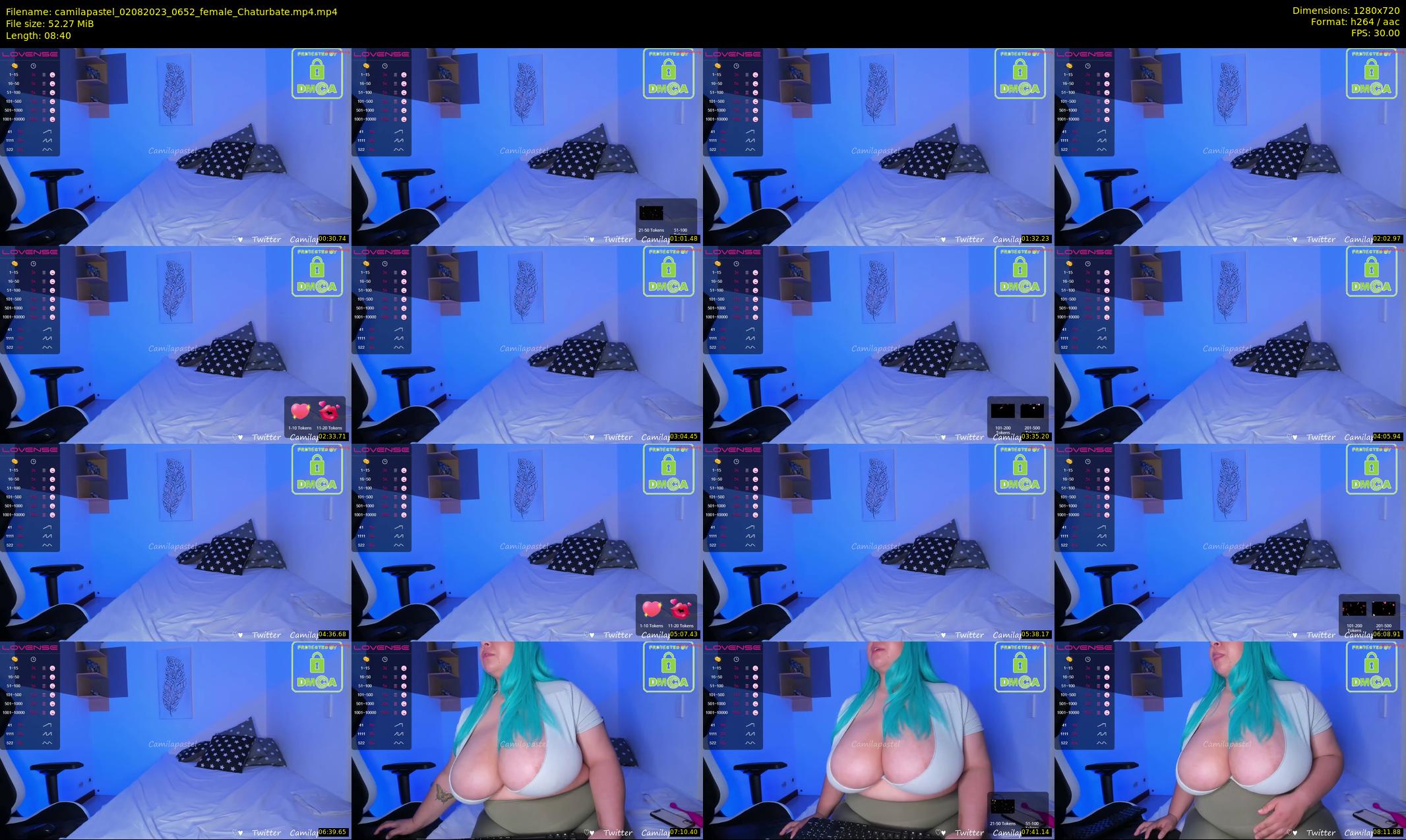 camilapastel — 9 minute Chaturbate female cam show recording, 720p, Aug 2, 2023