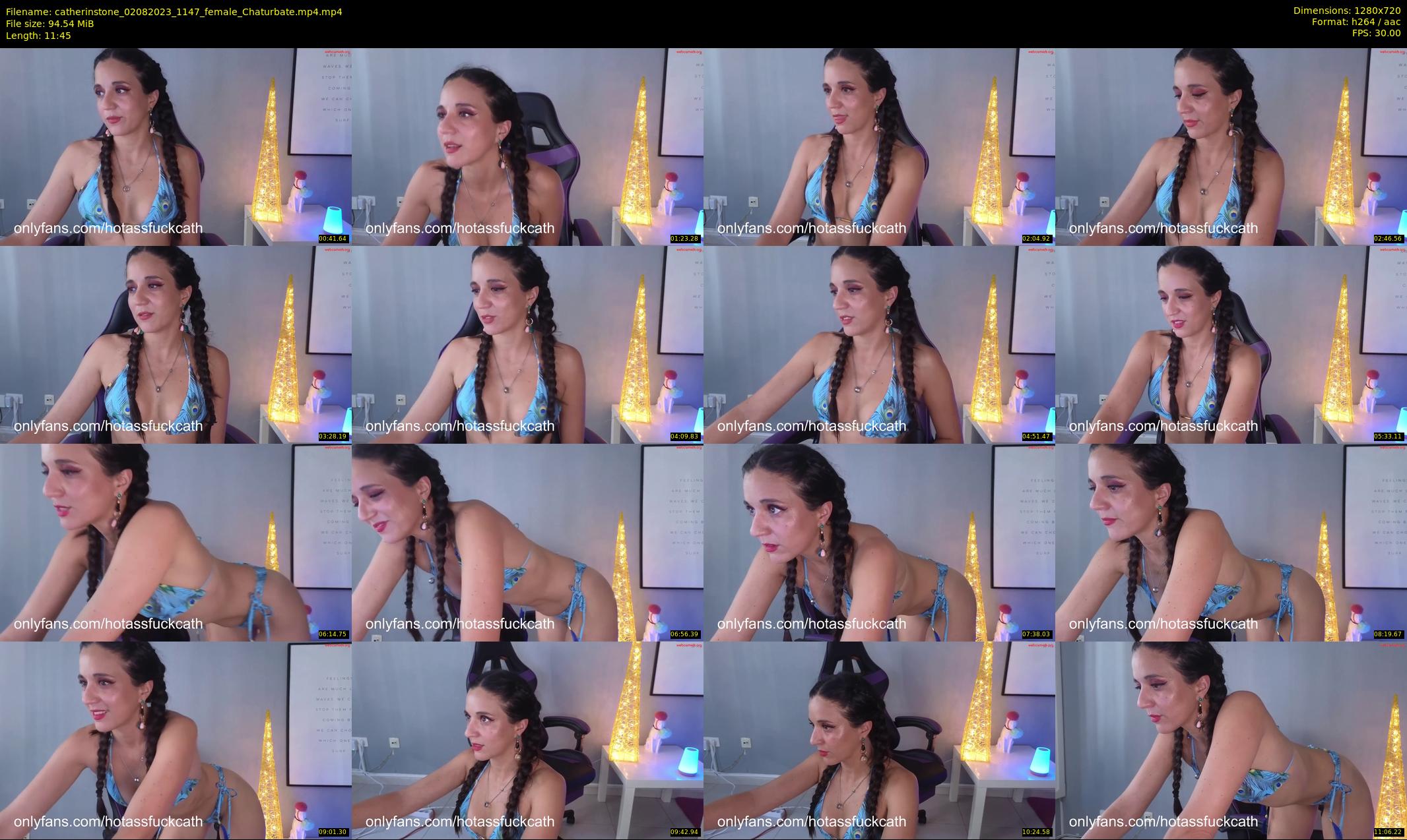 catherinstone — 12 minute Chaturbate female cam show recording, 720p, Aug 2, 2023