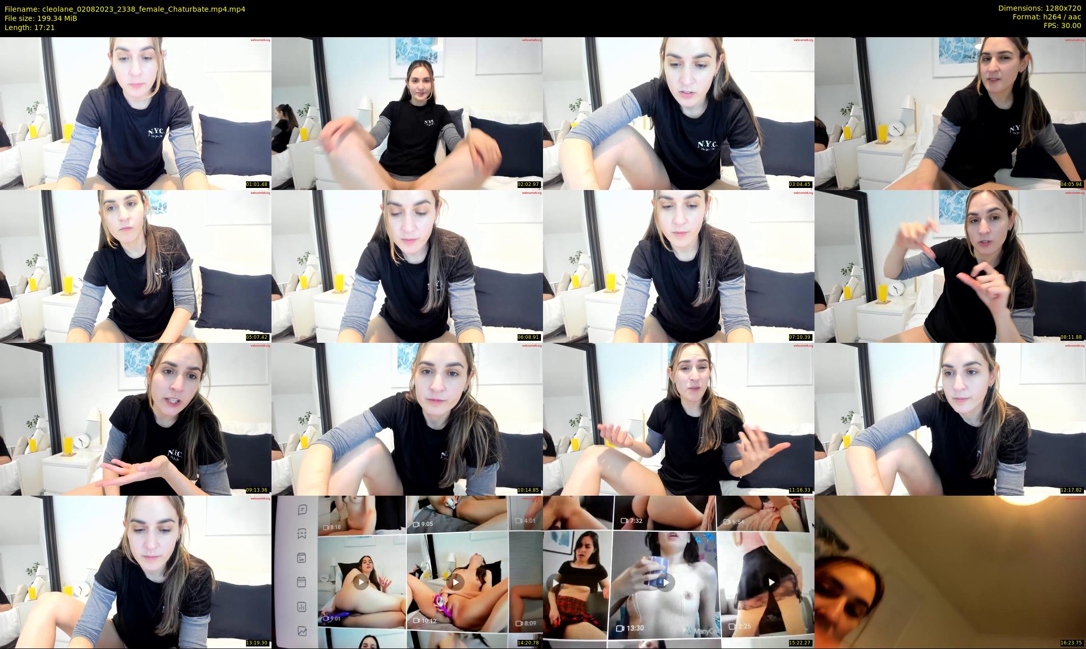 cleolane — 18 minute Chaturbate female cam show recording, 720p, Aug 2, 2023