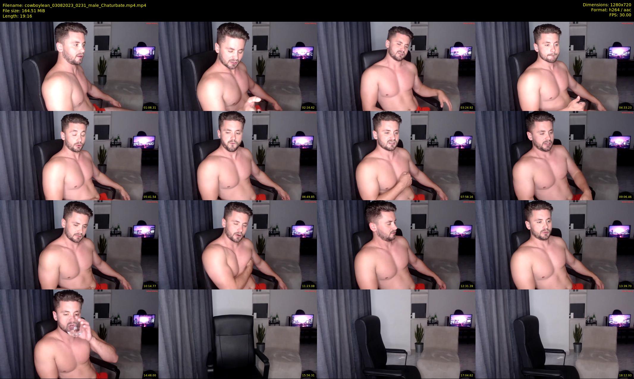 cowboylean — 20 minute Chaturbate male cam show recording, 720p, Aug 3, 2023